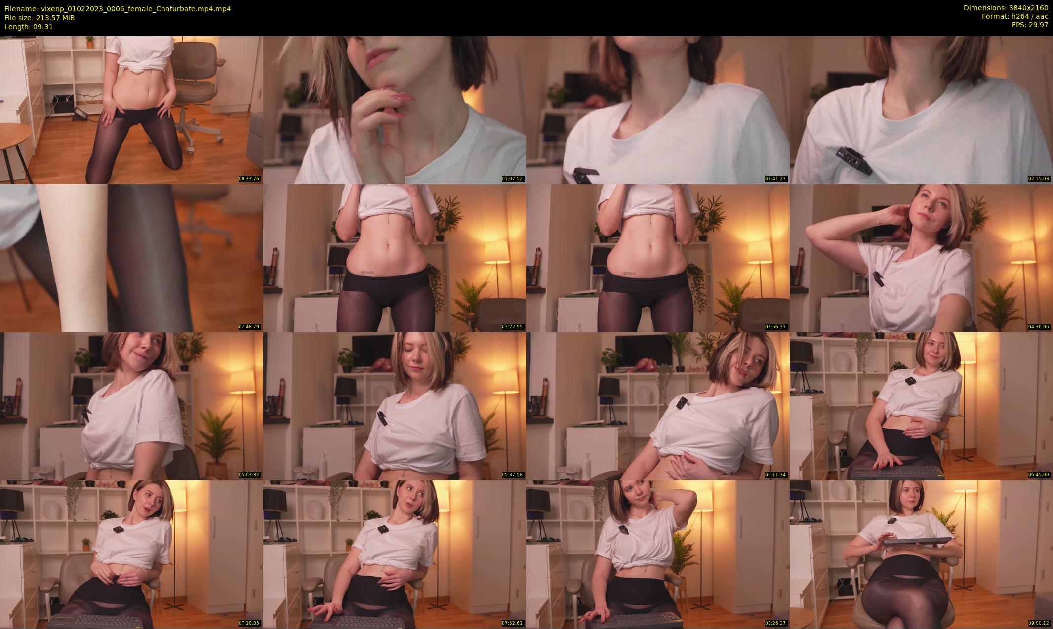 vixenp — 10 minute Chaturbate female cam show recording, 4K, Feb 1, 2023