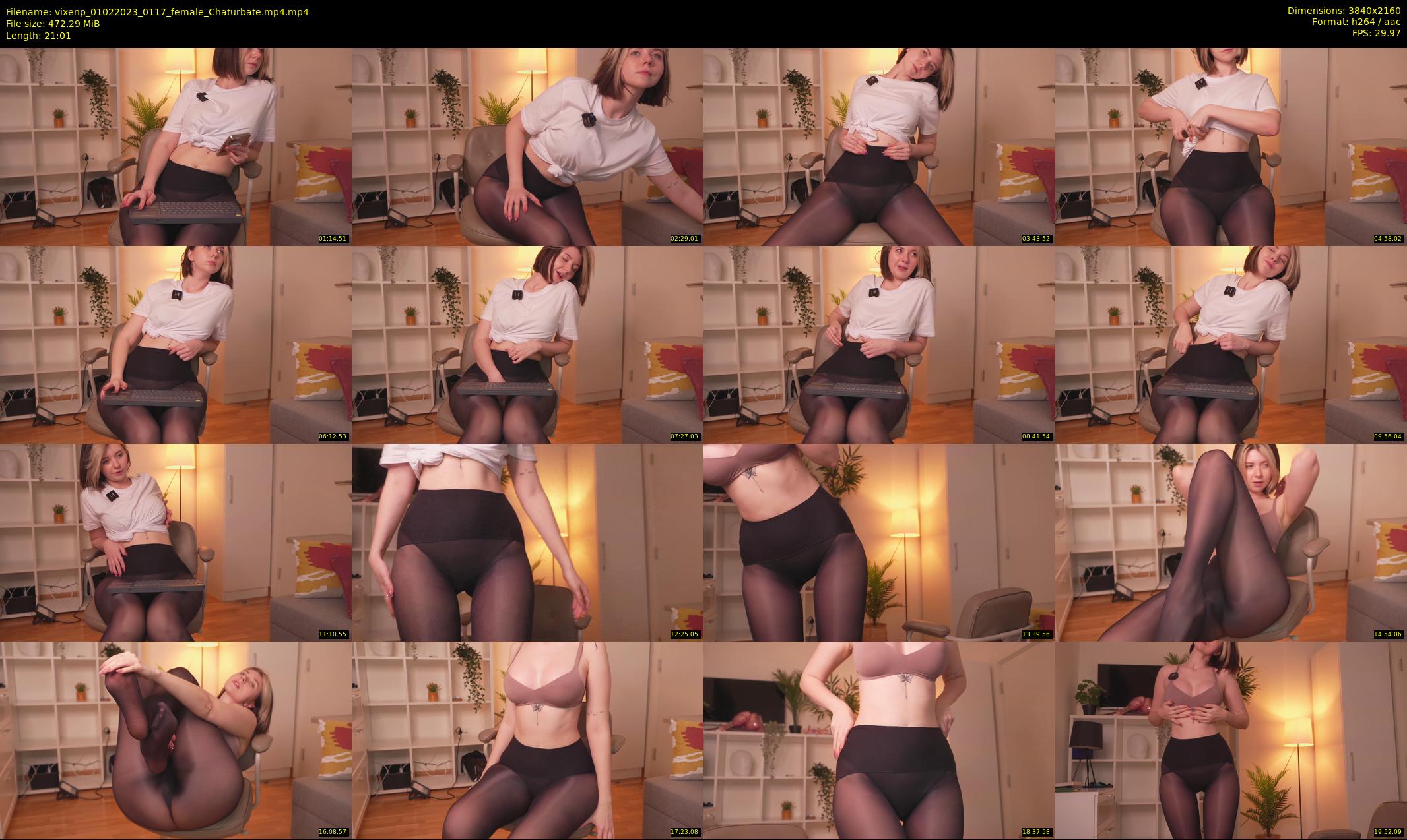 vixenp — 22 minute Chaturbate female cam show recording, 4K, Feb 1, 2023