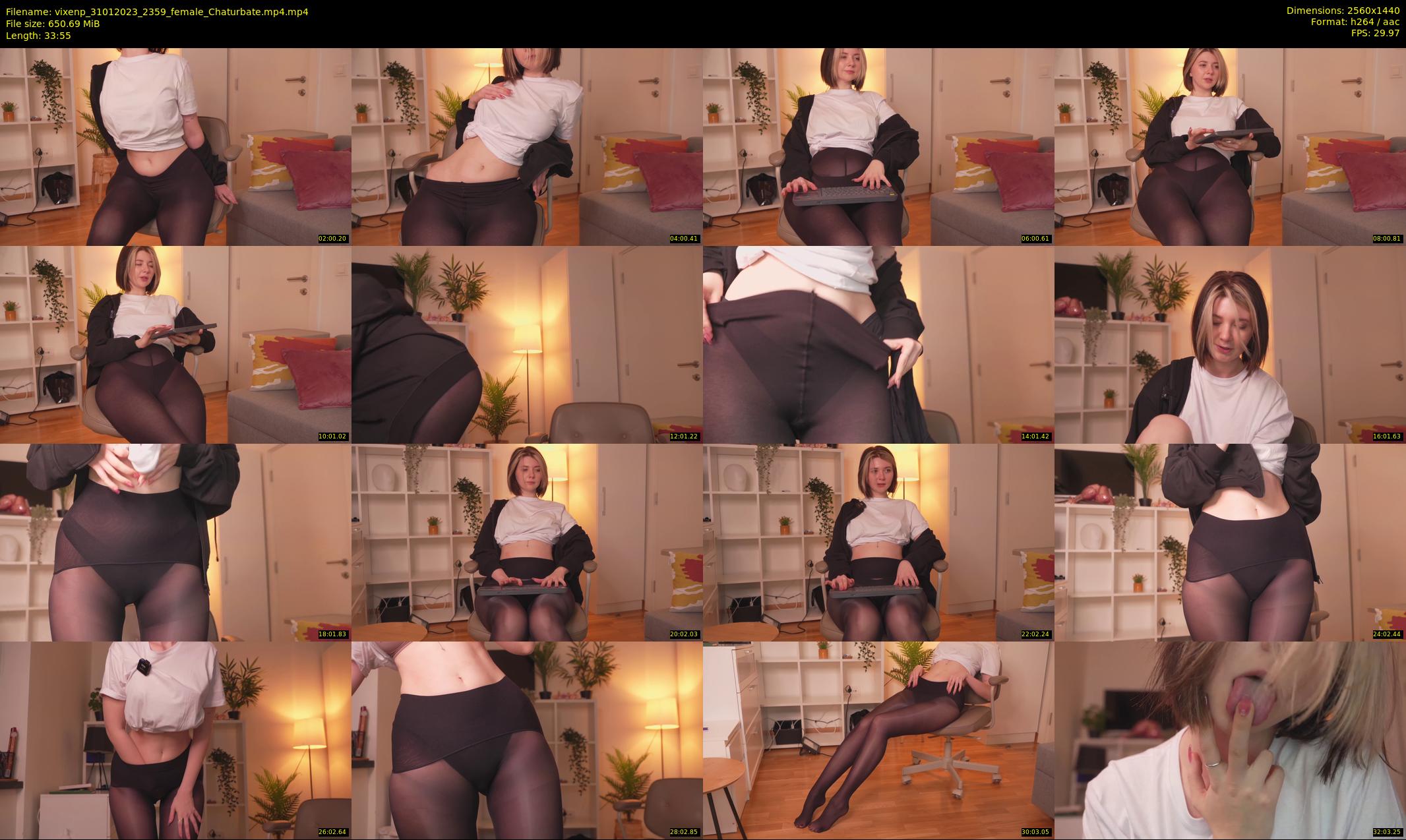 vixenp — 34 minute Chaturbate female cam show recording, 1080p, Jan 31, 2023