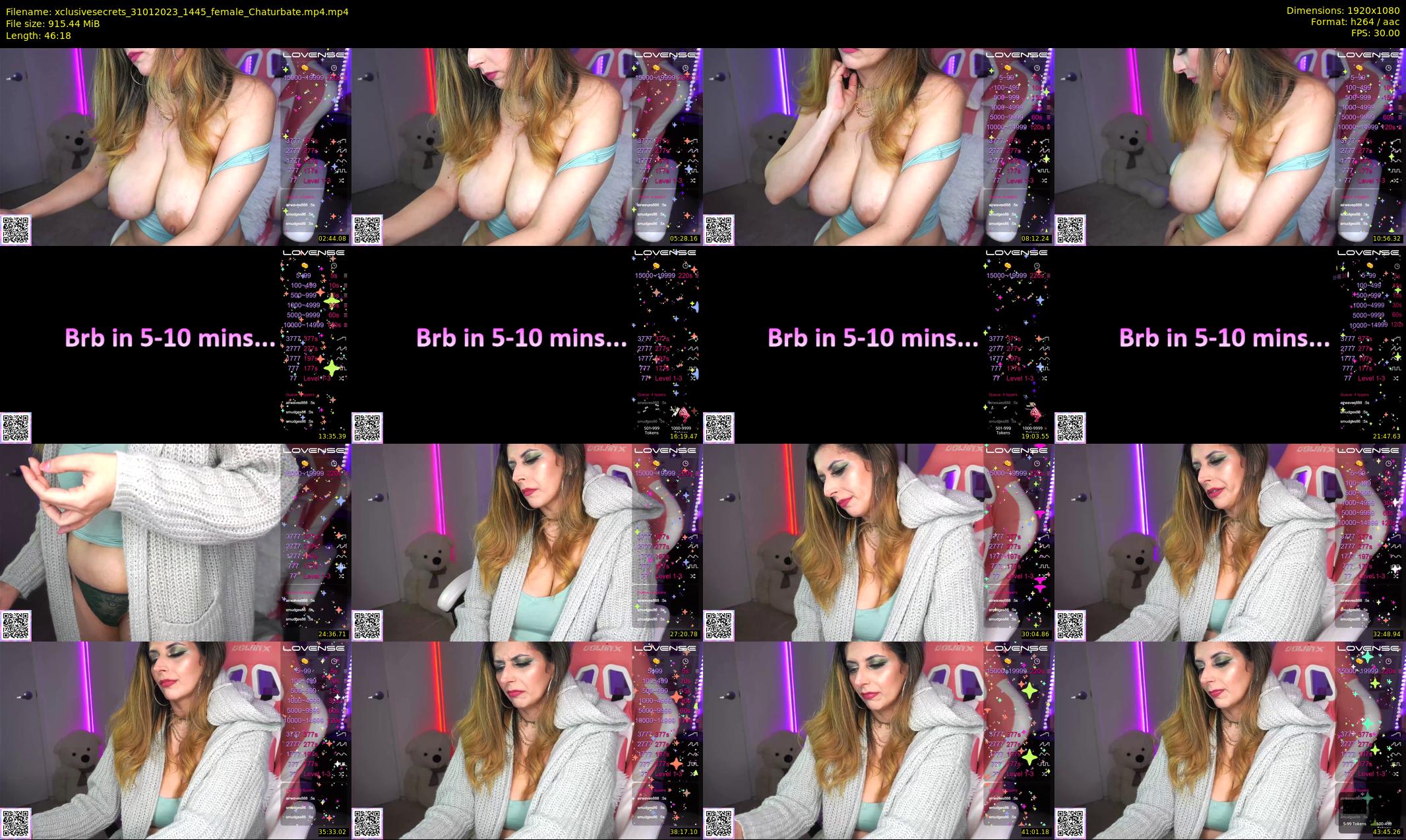 xclusivesecrets — 47 minute Chaturbate female cam show recording, 1080p, Jan 31, 2023
