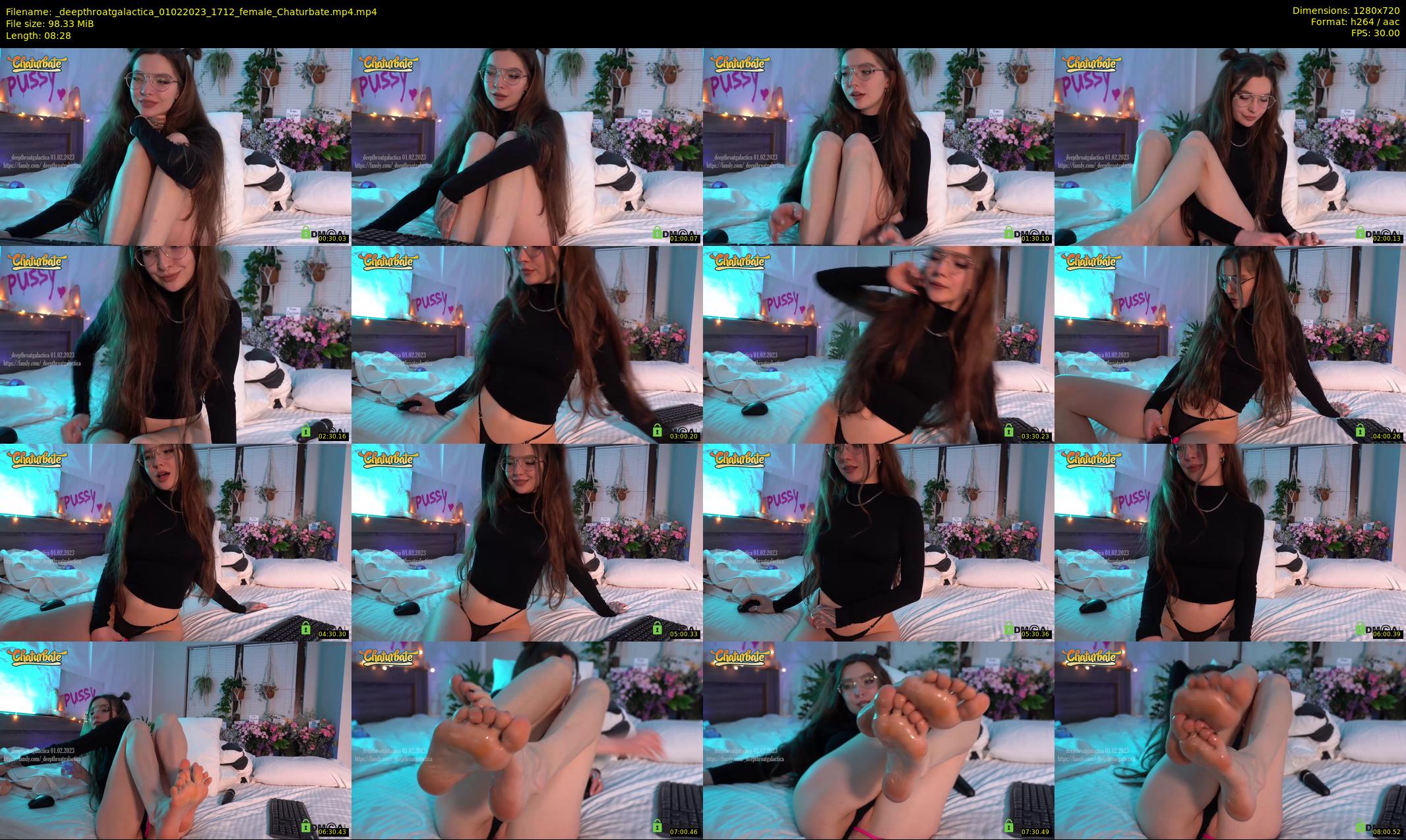 _deepthroatgalactica — 9 minute Chaturbate couple cam show recording, 720p, Feb 1, 2023