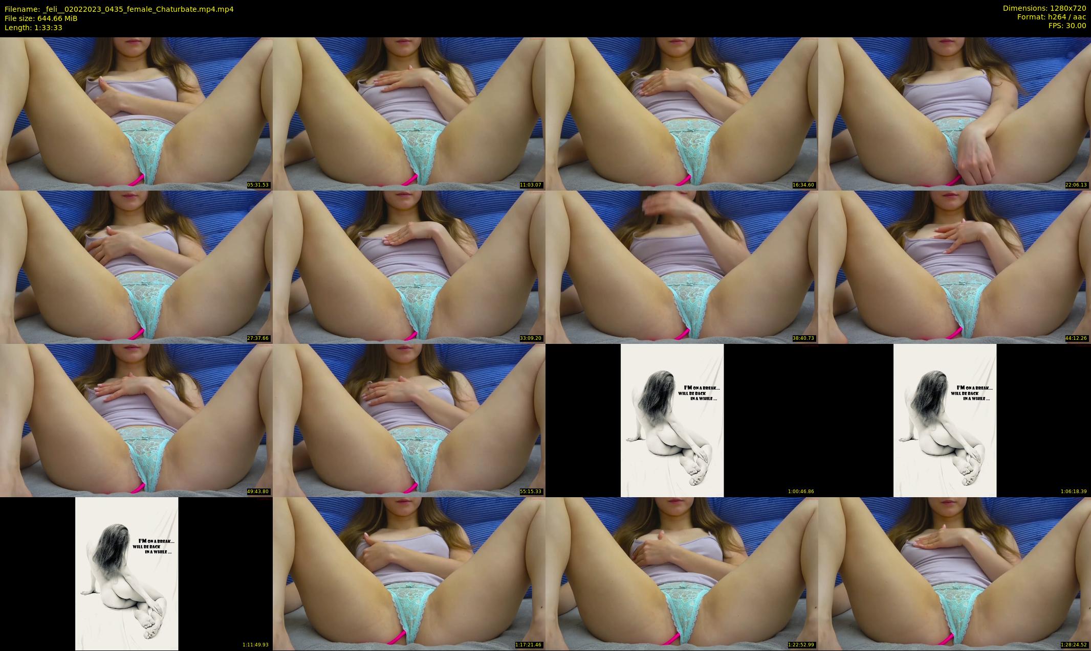 _feli_ — 94 minute Chaturbate female cam show recording, 720p, Feb 2, 2023