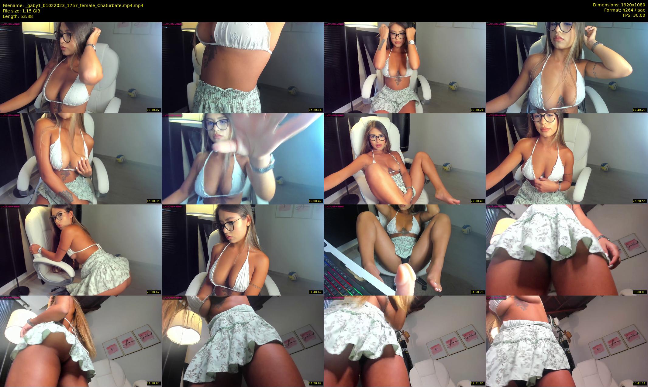 _gaby1 — 54 minute Chaturbate female cam show recording, 1080p, Feb 1, 2023