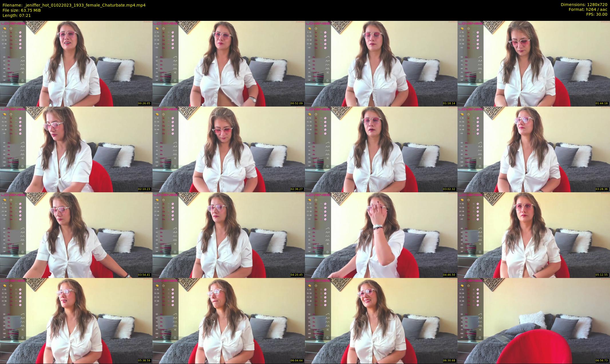 _jeniffer_hot — 8 minute Chaturbate female cam show recording, 720p, Feb 1, 2023
