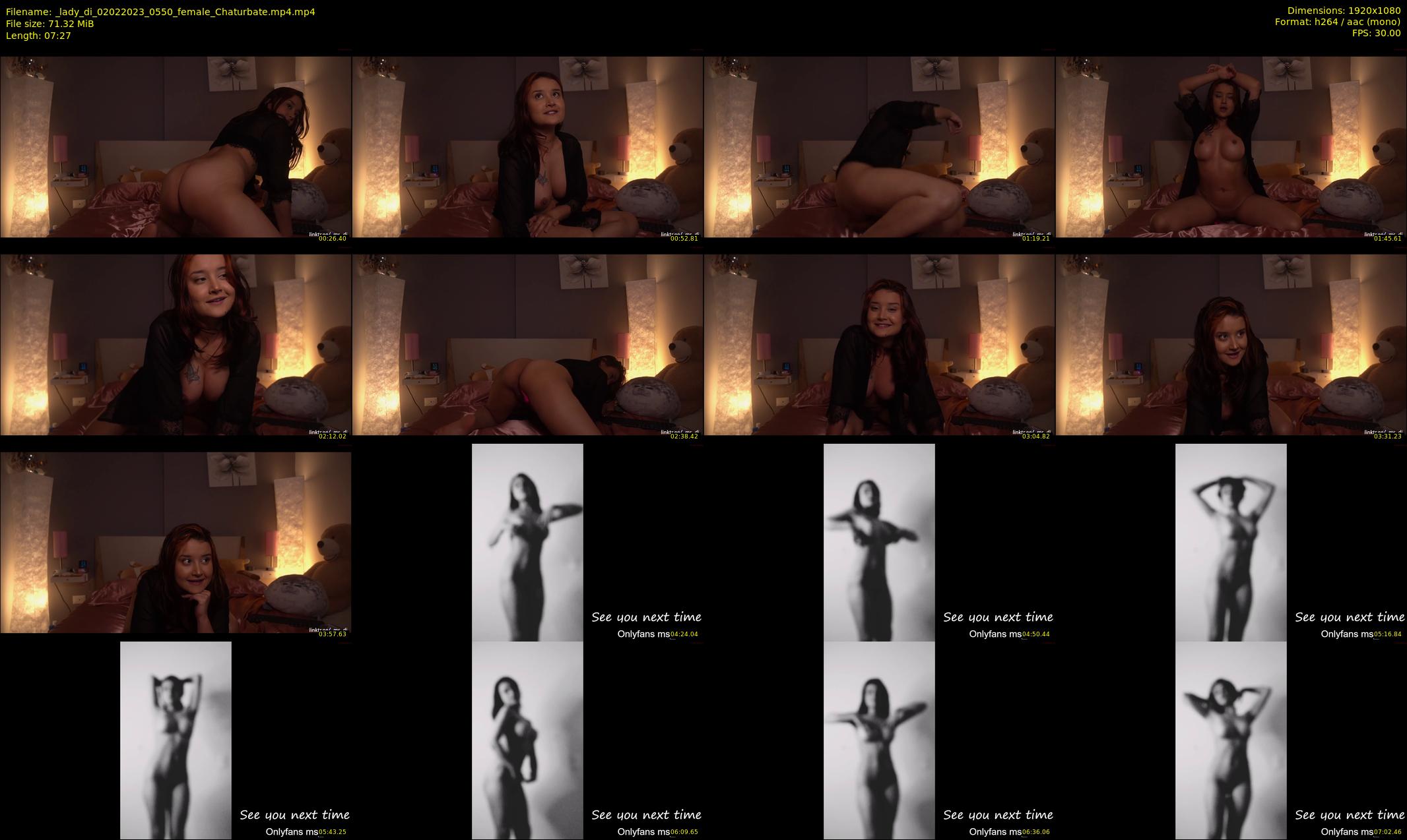 _lady_di — 8 minute Chaturbate female cam show recording, 1080p, Feb 2, 2023