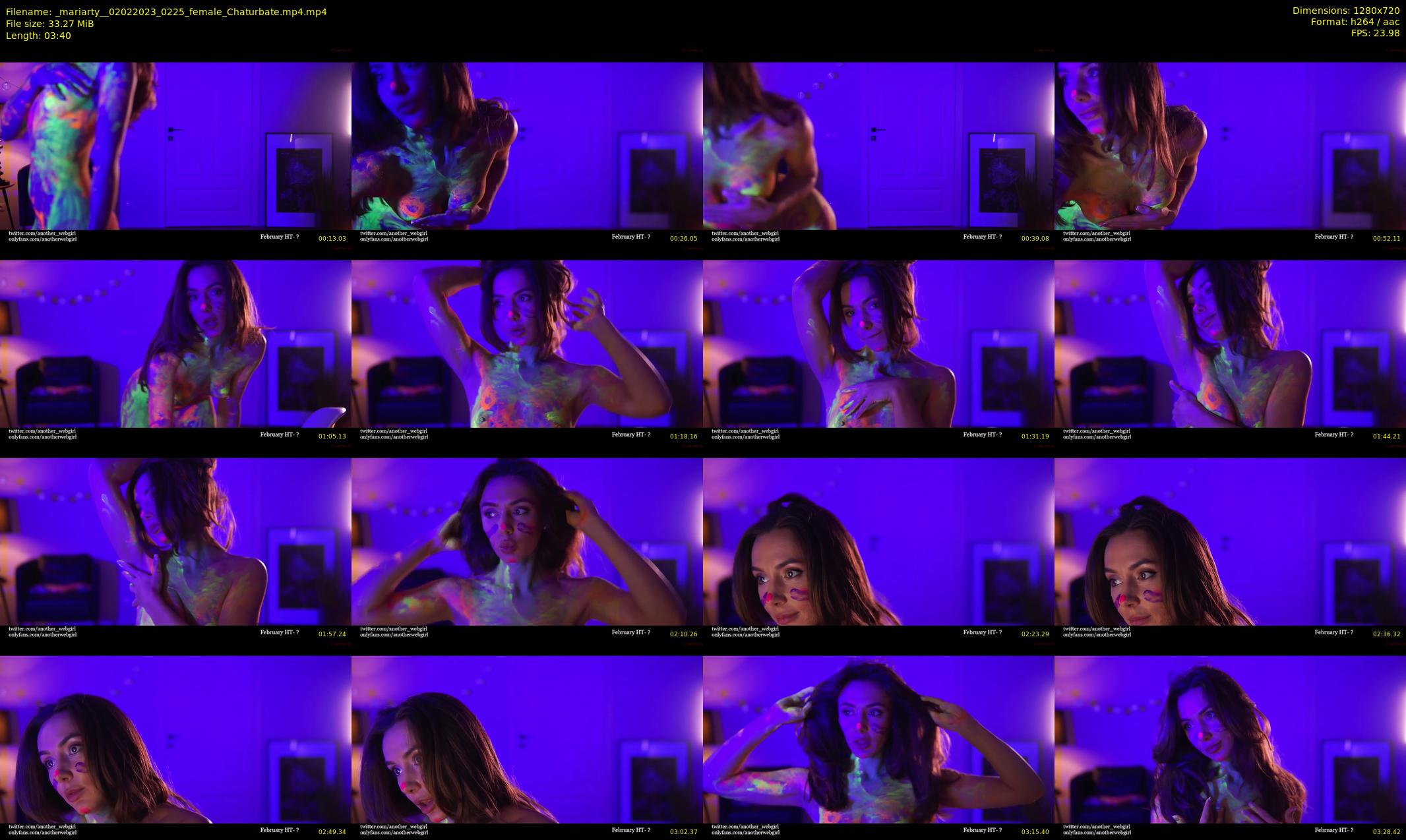 _mariarty_ — 4 minute Chaturbate female cam show recording, 720p, Feb 2, 2023