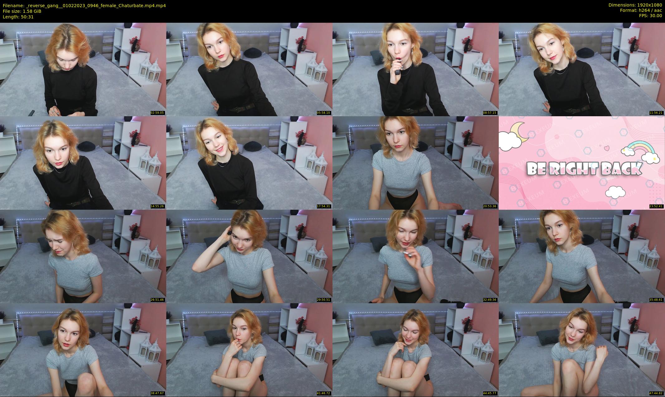 _reverse_gang_ — 51 minute Chaturbate couple cam show recording, 1080p, Feb 1, 2023