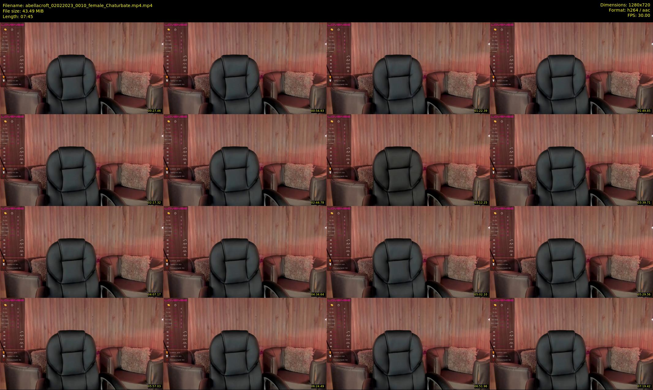 abellacroft — 8 minute Chaturbate female cam show recording, 720p, Feb 2, 2023