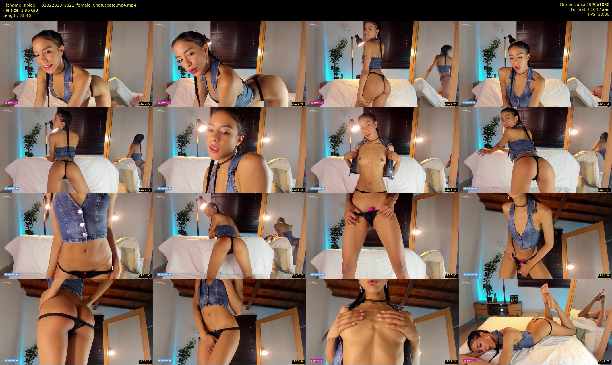 abiee__ — 54 minute Chaturbate female cam show recording, 1080p, Feb 1, 2023