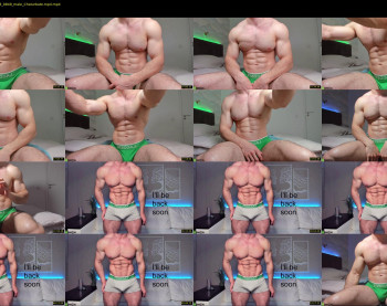 adam_muscle_ — 61 minute Chaturbate male cam show recording, 1080p, Feb 1, 2023