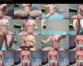 adam_muscle_ — 58 minute Chaturbate male cam show recording, 1080p, Feb 1, 2023