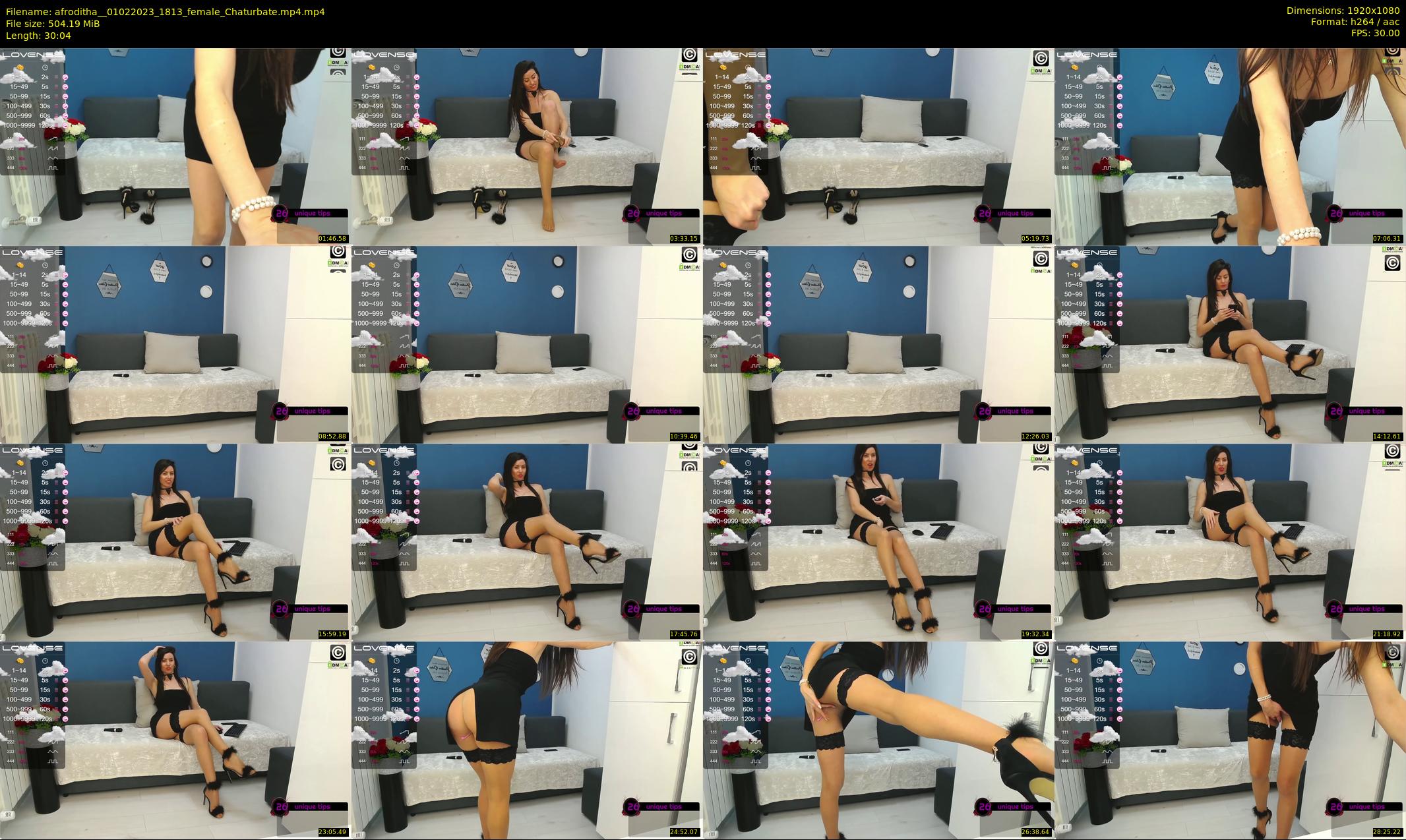 afroditha_ — 31 minute Chaturbate female cam show recording, 1080p, Feb 1, 2023