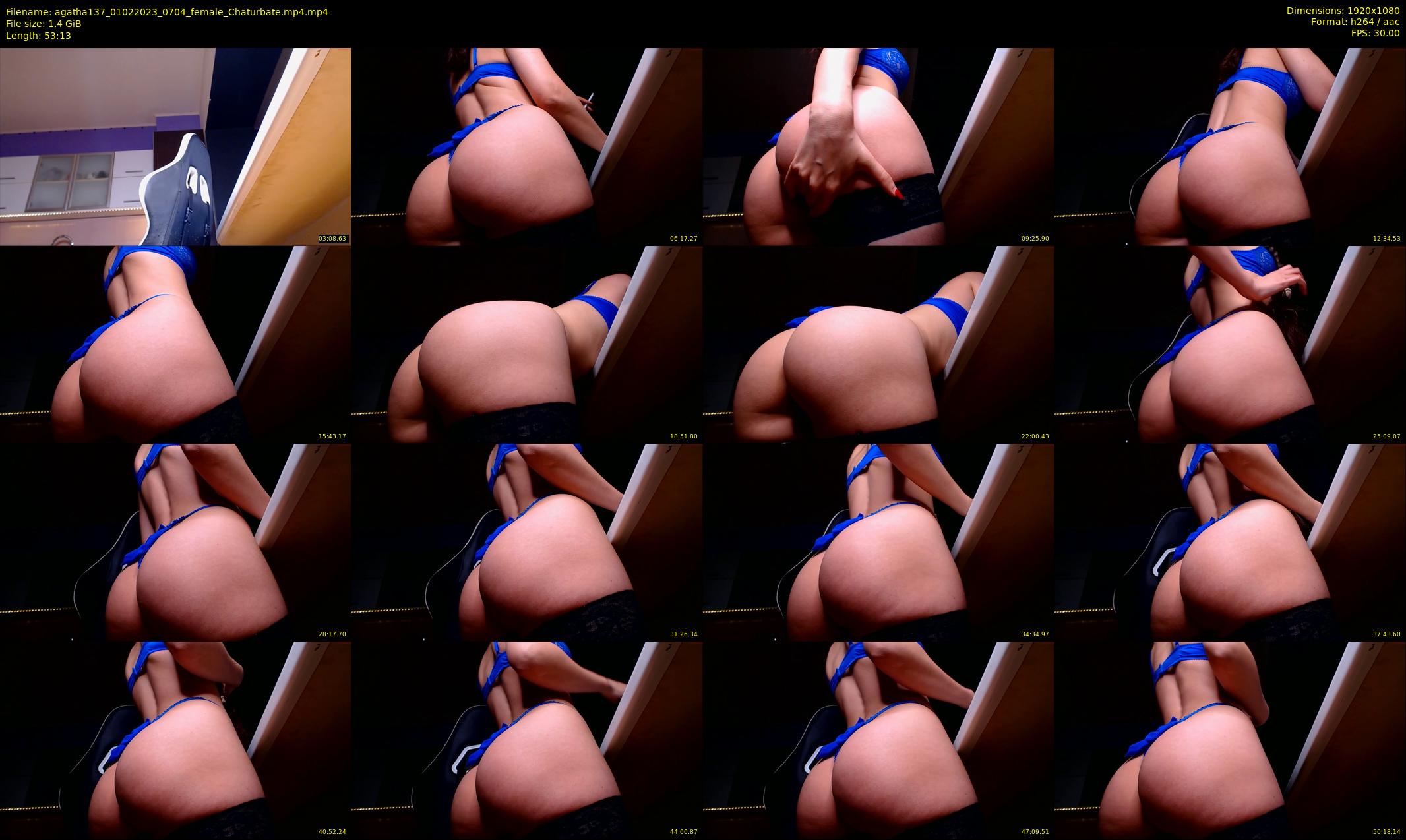 agatha137 — 54 minute Chaturbate female cam show recording, 1080p, Feb 1, 2023