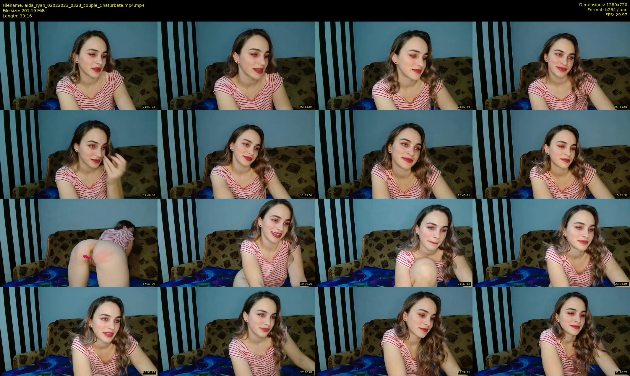 aida_ryan — 34 minute Chaturbate couple cam show recording, 720p, Feb 2, 2023