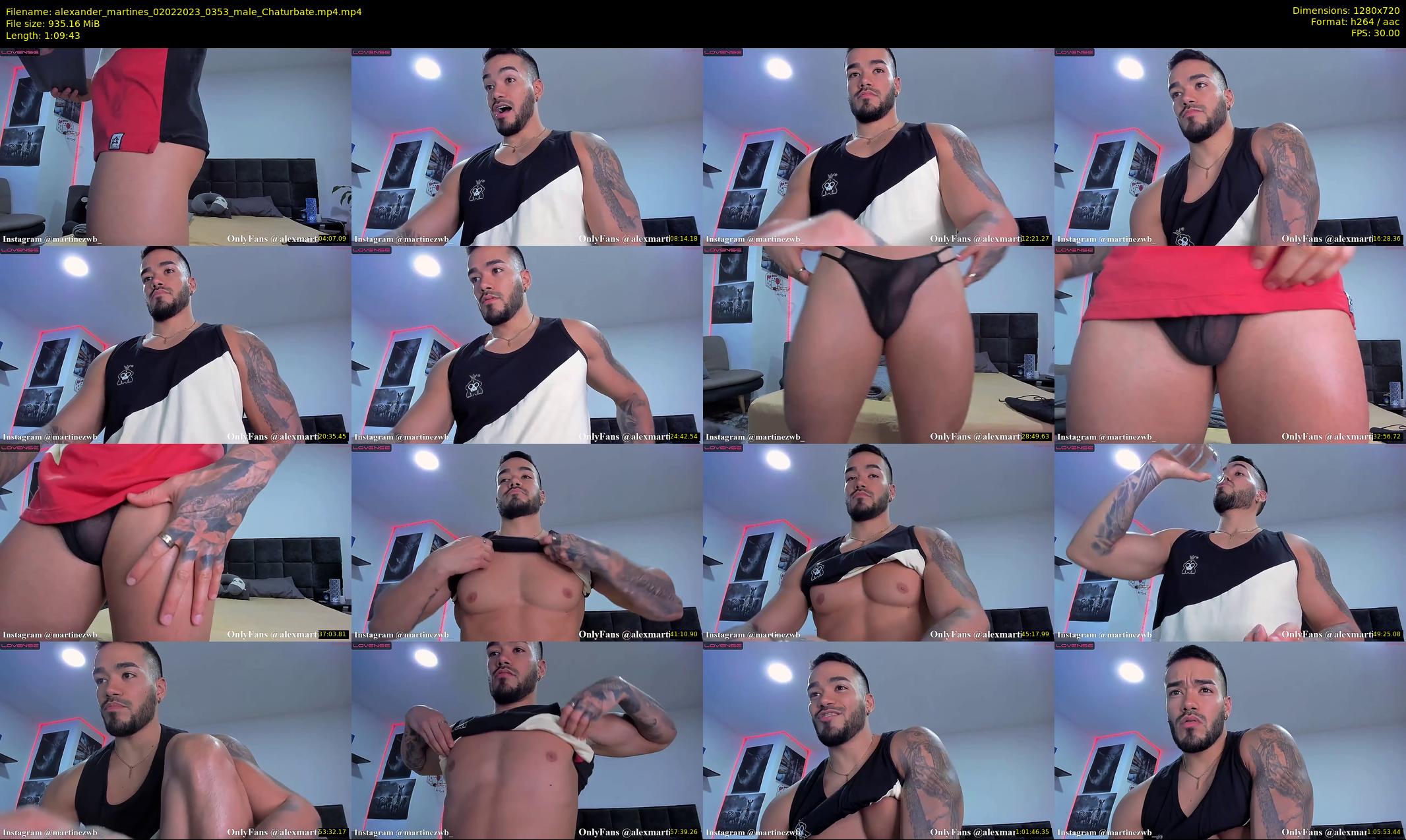 alexander_martines — 70 minute Chaturbate male cam show recording, 720p, Feb 2, 2023