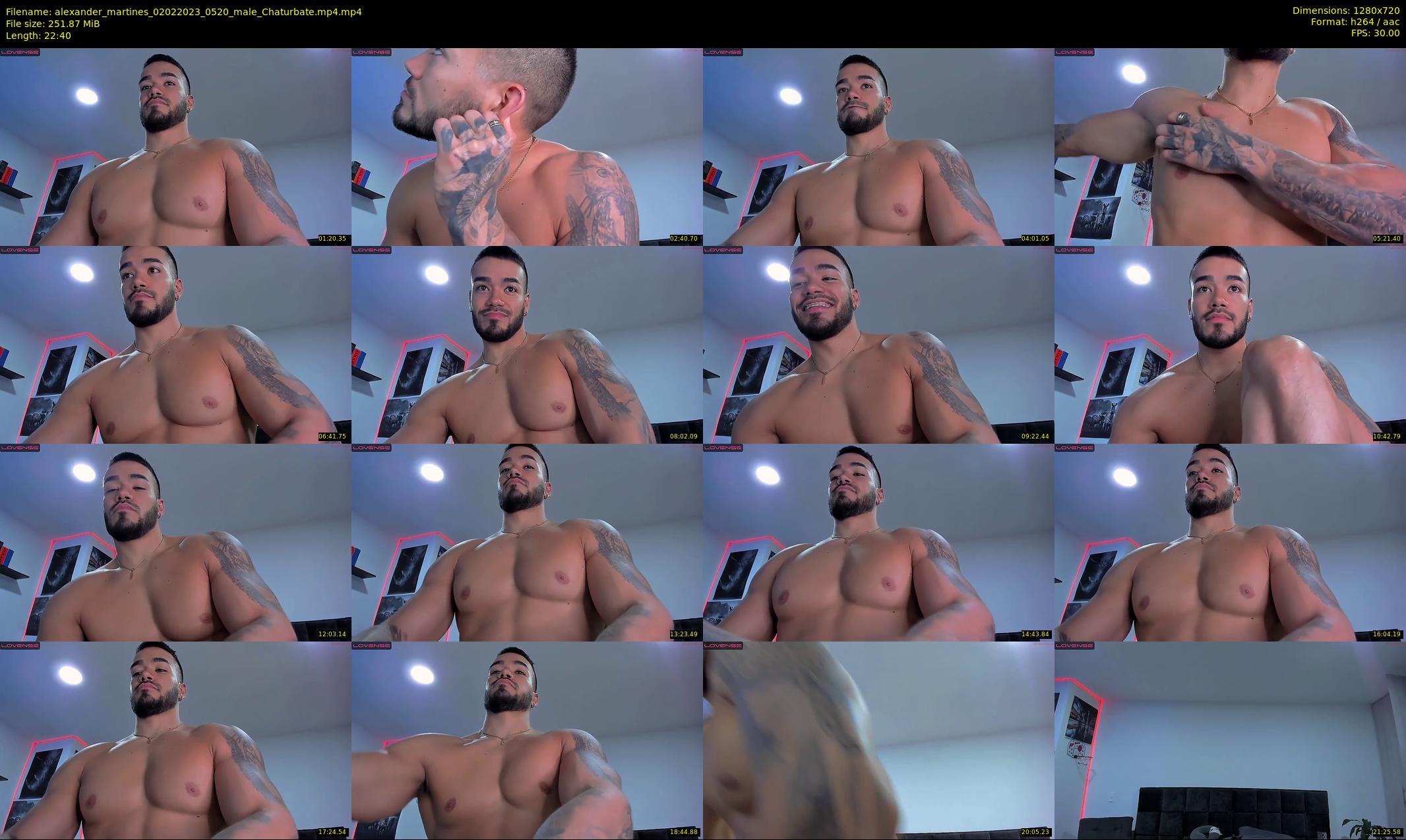 alexander_martines — 23 minute Chaturbate male cam show recording, 720p, Feb 2, 2023