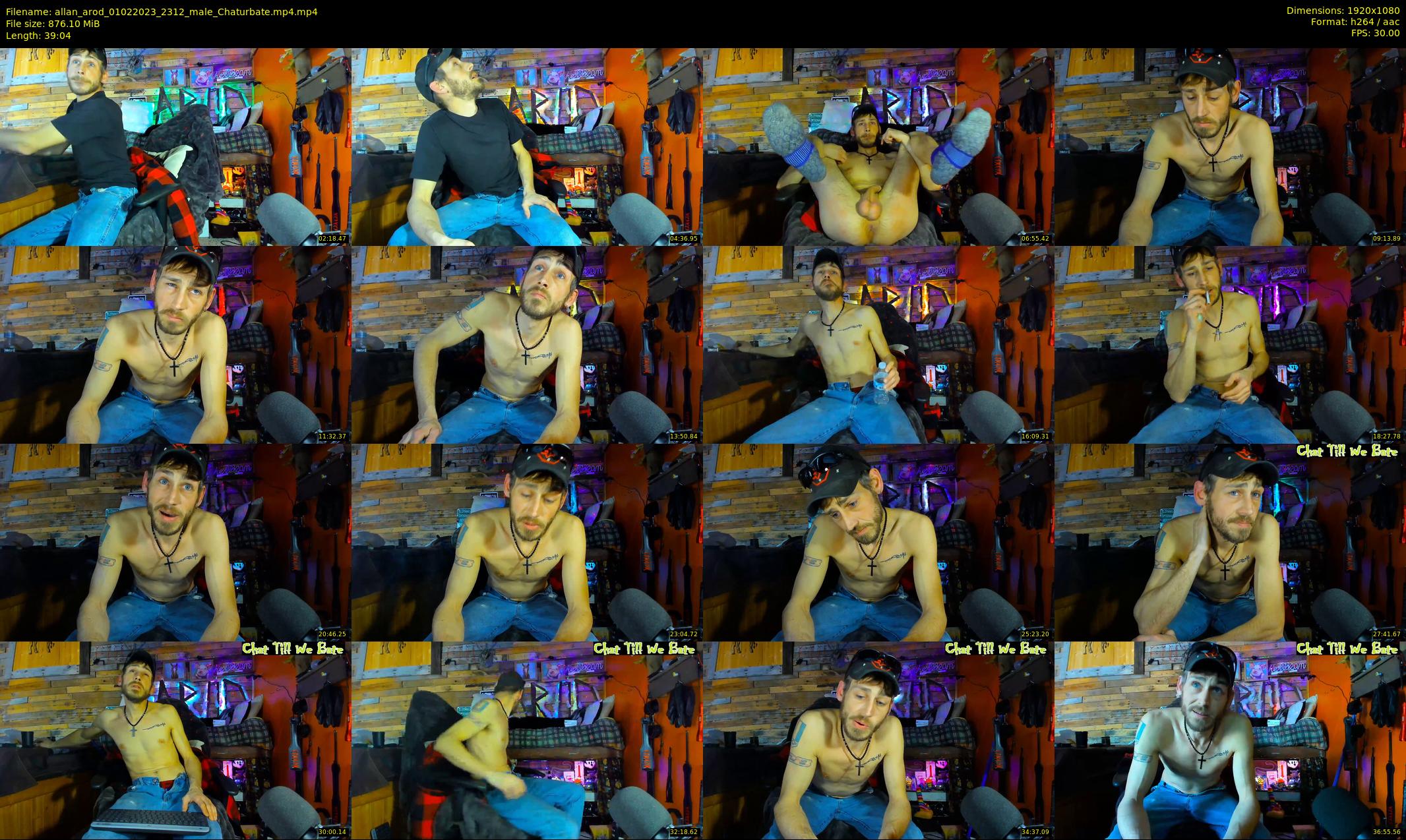 allan_arod — 40 minute Chaturbate male cam show recording, 1080p, Feb 1, 2023