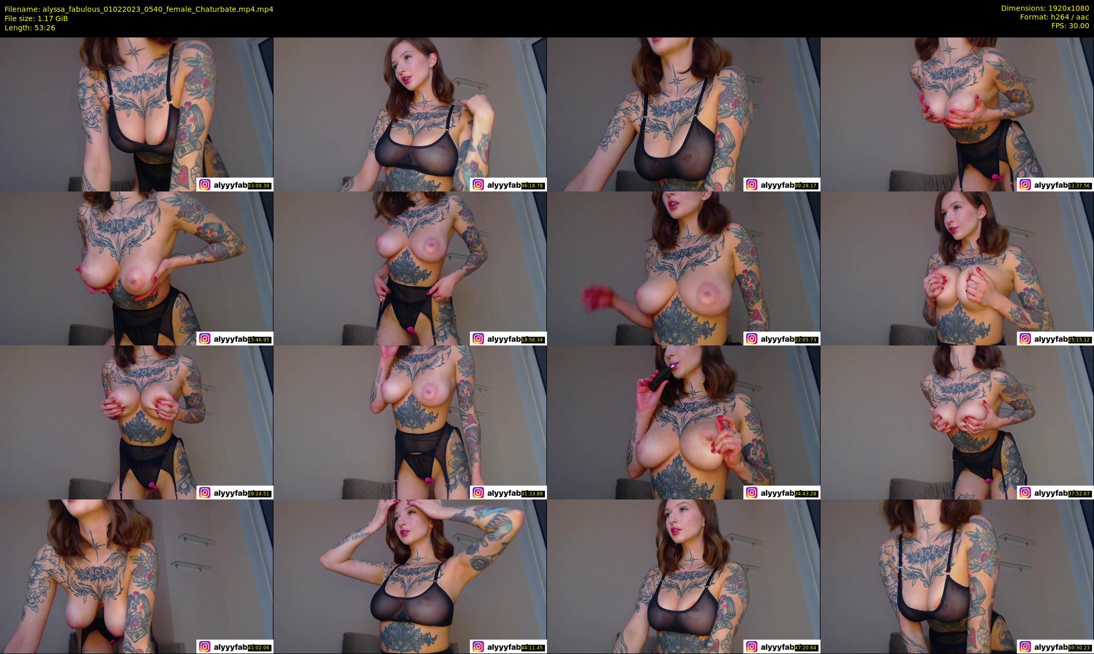 alyssa_fabulous — 54 minute Chaturbate female cam show recording, 1080p, Feb 1, 2023