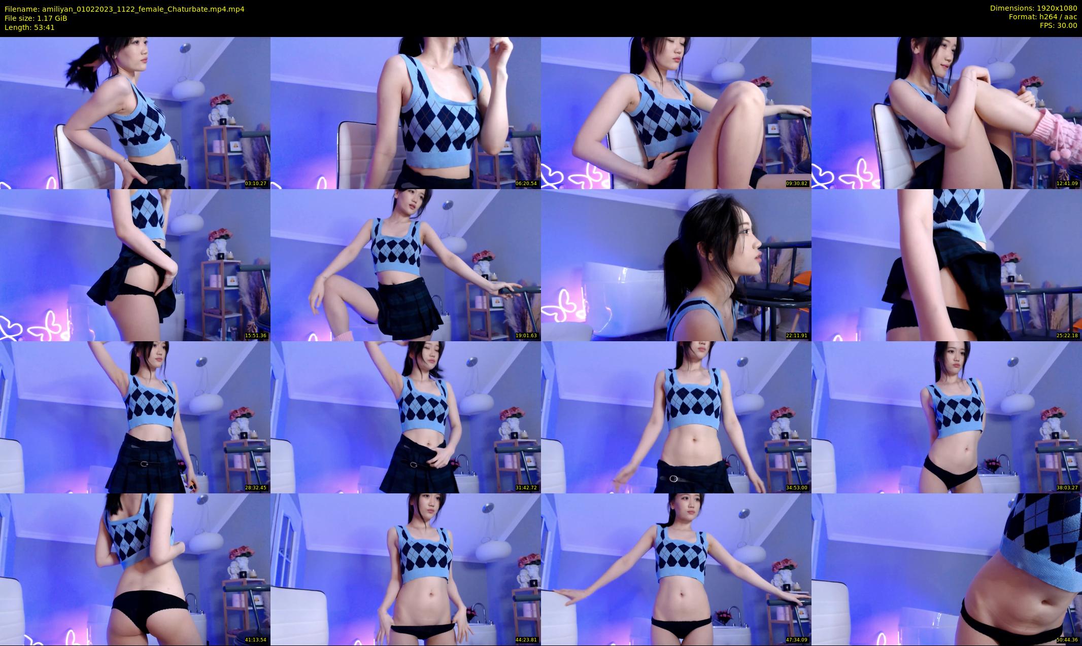 amiliyan — 54 minute Chaturbate female cam show recording, 1080p, Feb 1, 2023