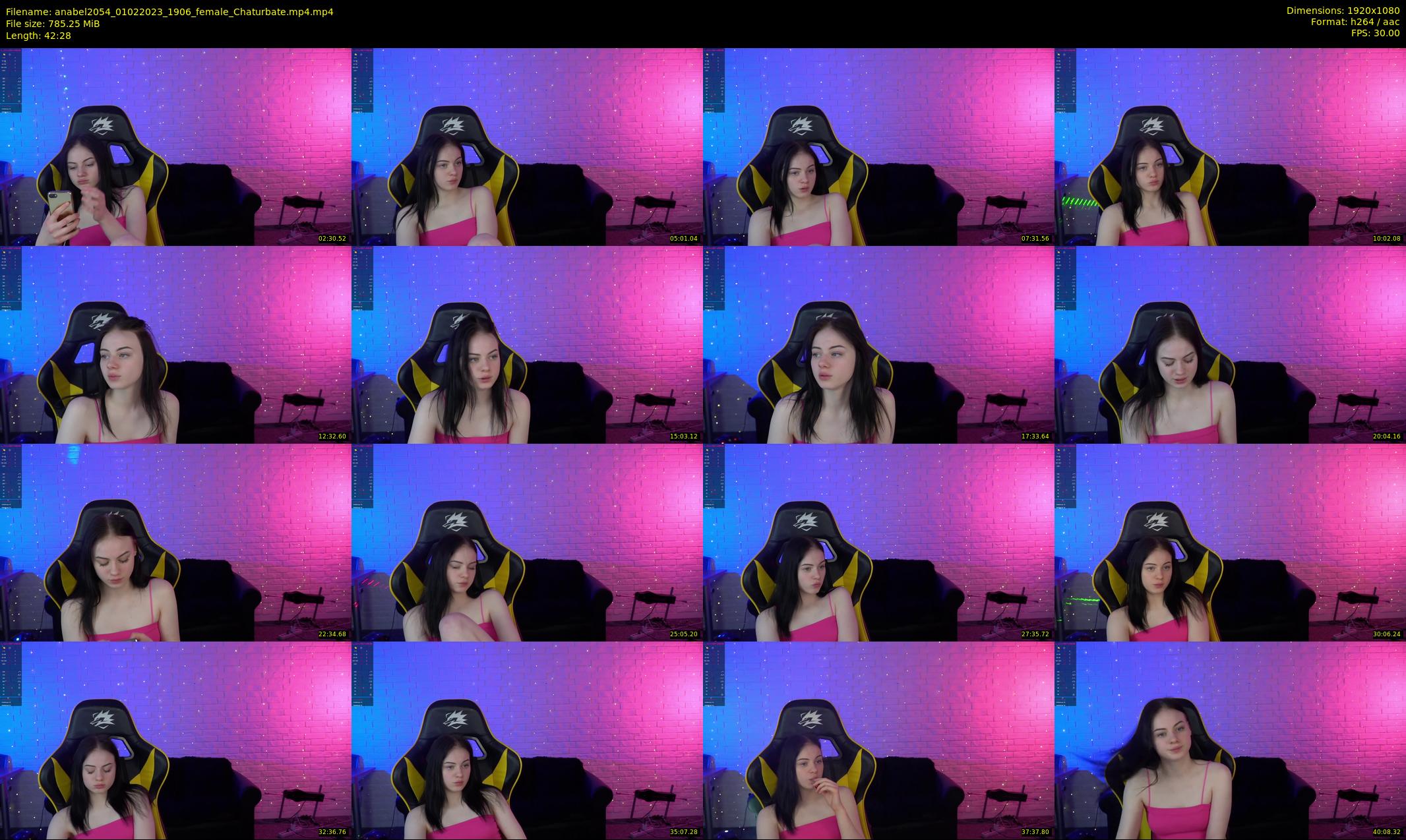anabel2054 — 43 minute Chaturbate female cam show recording, 1080p, Feb 1, 2023