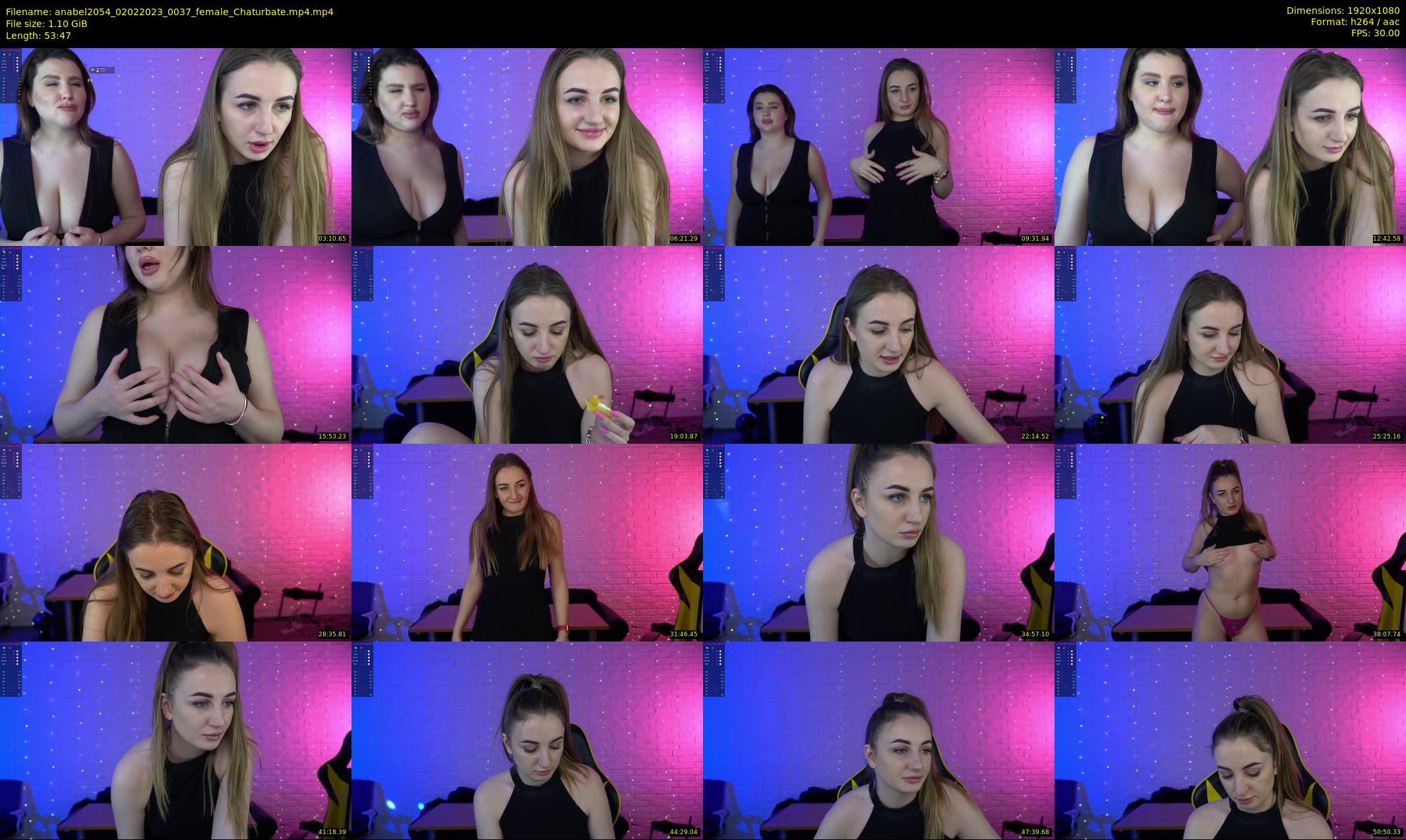anabel2054 — 54 minute Chaturbate female cam show recording, 1080p, Feb 2, 2023