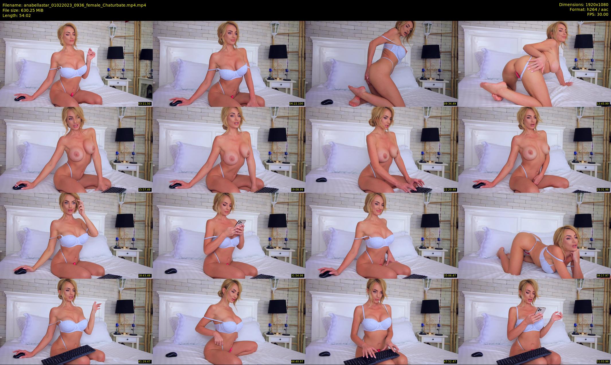 anabellastar — 55 minute Chaturbate female cam show recording, 1080p, Feb 1, 2023