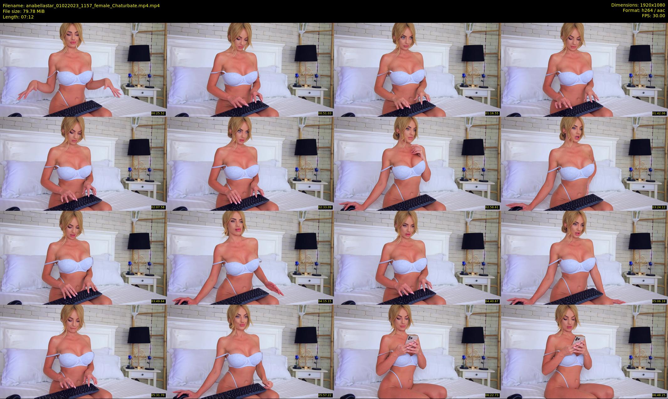 anabellastar — 8 minute Chaturbate female cam show recording, 1080p, Feb 1, 2023