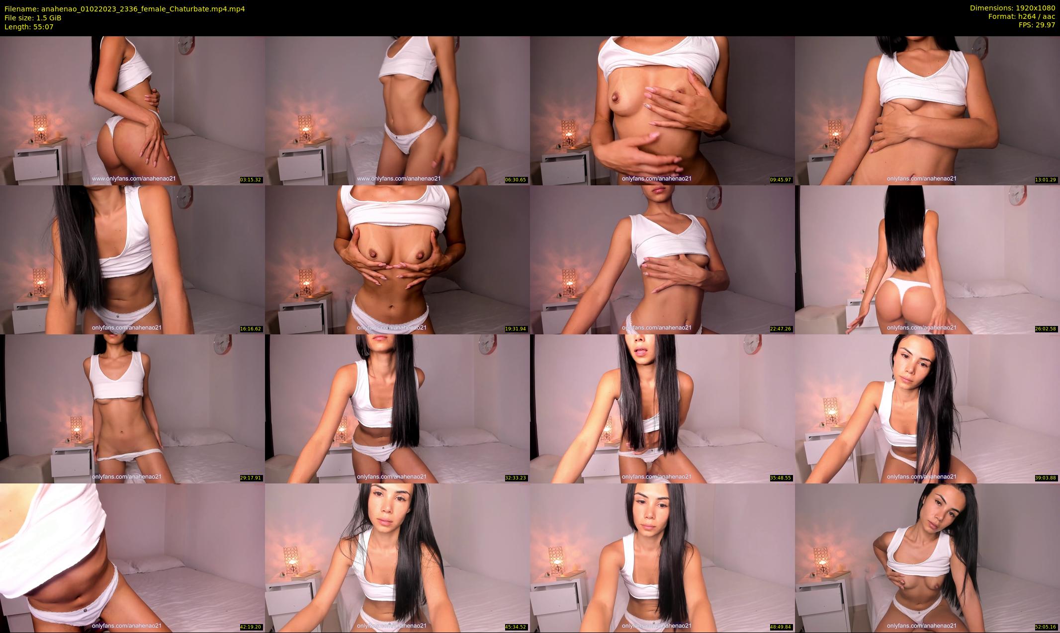 anahenao — 56 minute Chaturbate female cam show recording, 1080p, Feb 1, 2023