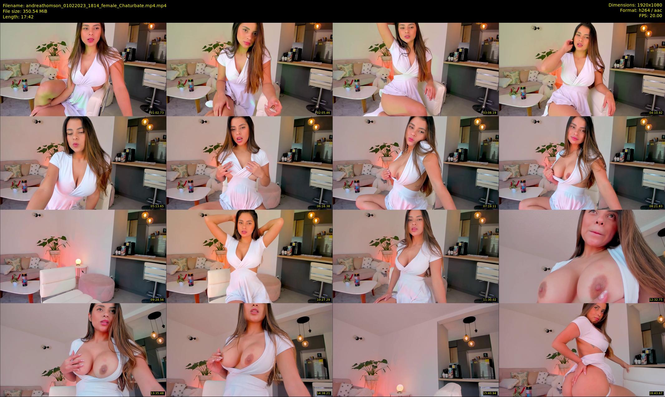 andreathomson — 18 minute Chaturbate female cam show recording, 1080p, Feb 1, 2023