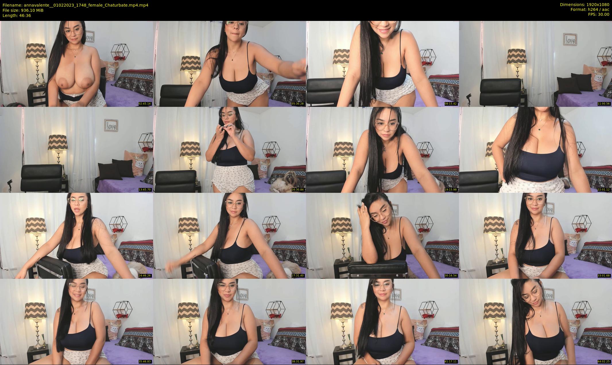 annavalente_ — 47 minute Chaturbate female cam show recording, 1080p, Feb 1, 2023