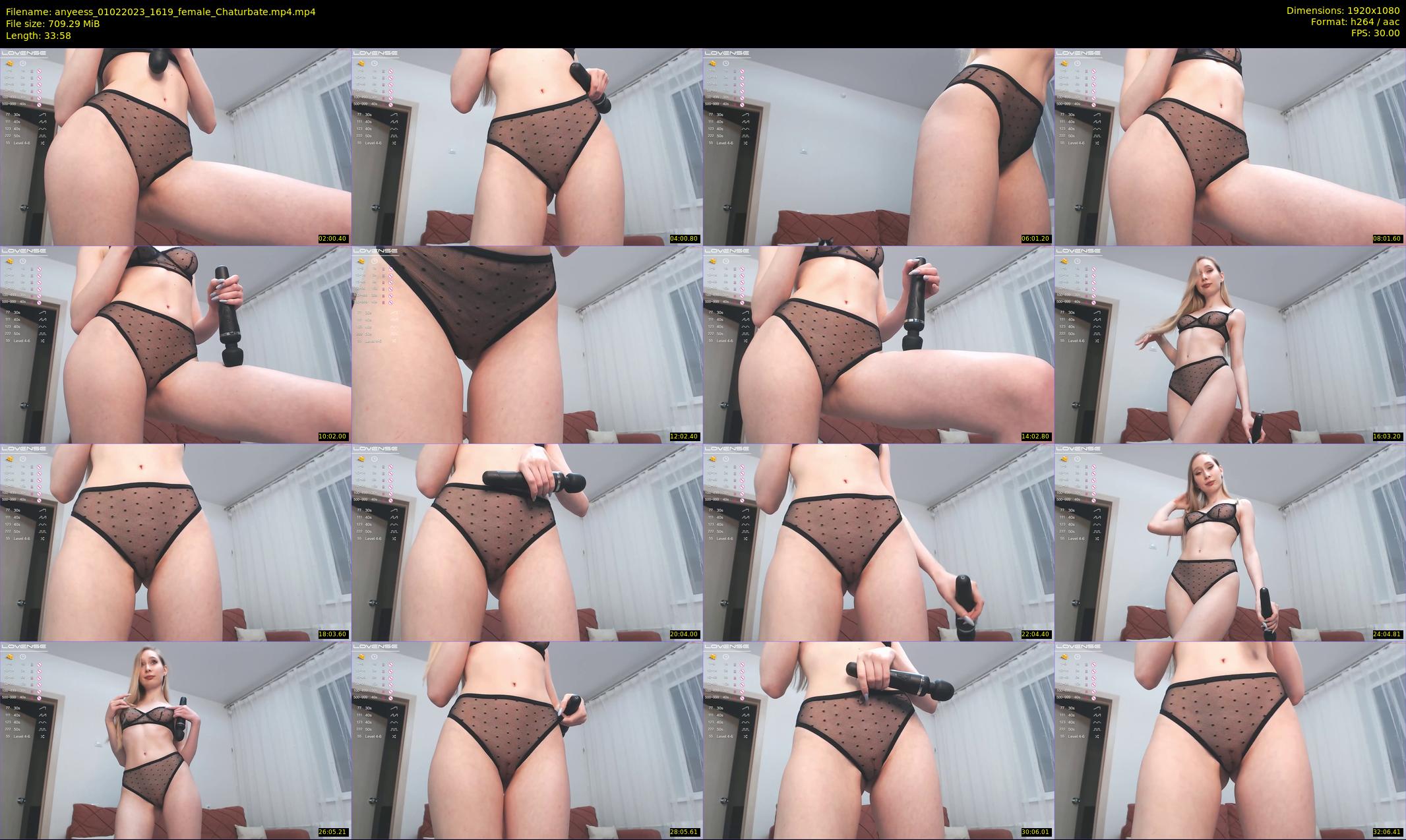 anyeess — 34 minute Chaturbate female cam show recording, 1080p, Feb 1, 2023