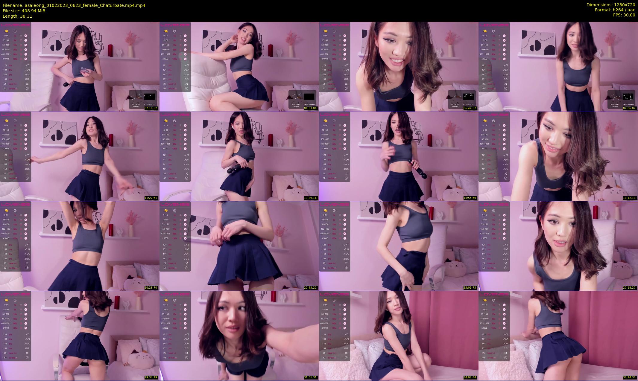 asaleong — 39 minute Chaturbate female cam show recording, 720p, Feb 1, 2023