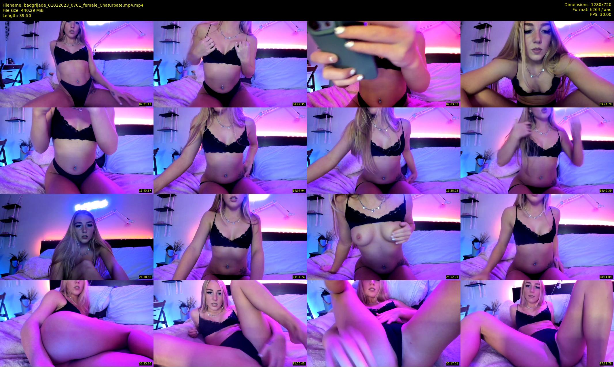 badgrljade — 40 minute Chaturbate female cam show recording, 720p, Feb 1, 2023