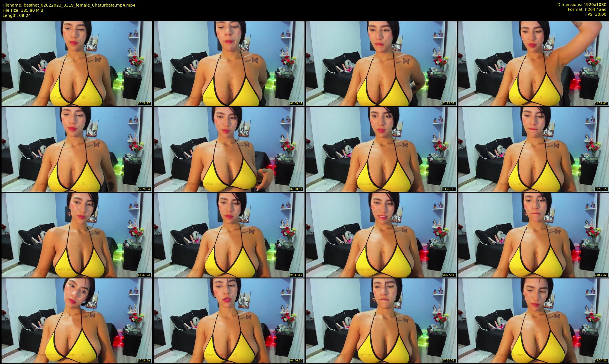 basthet — 9 minute Chaturbate female cam show recording, 1080p, Feb 2, 2023
