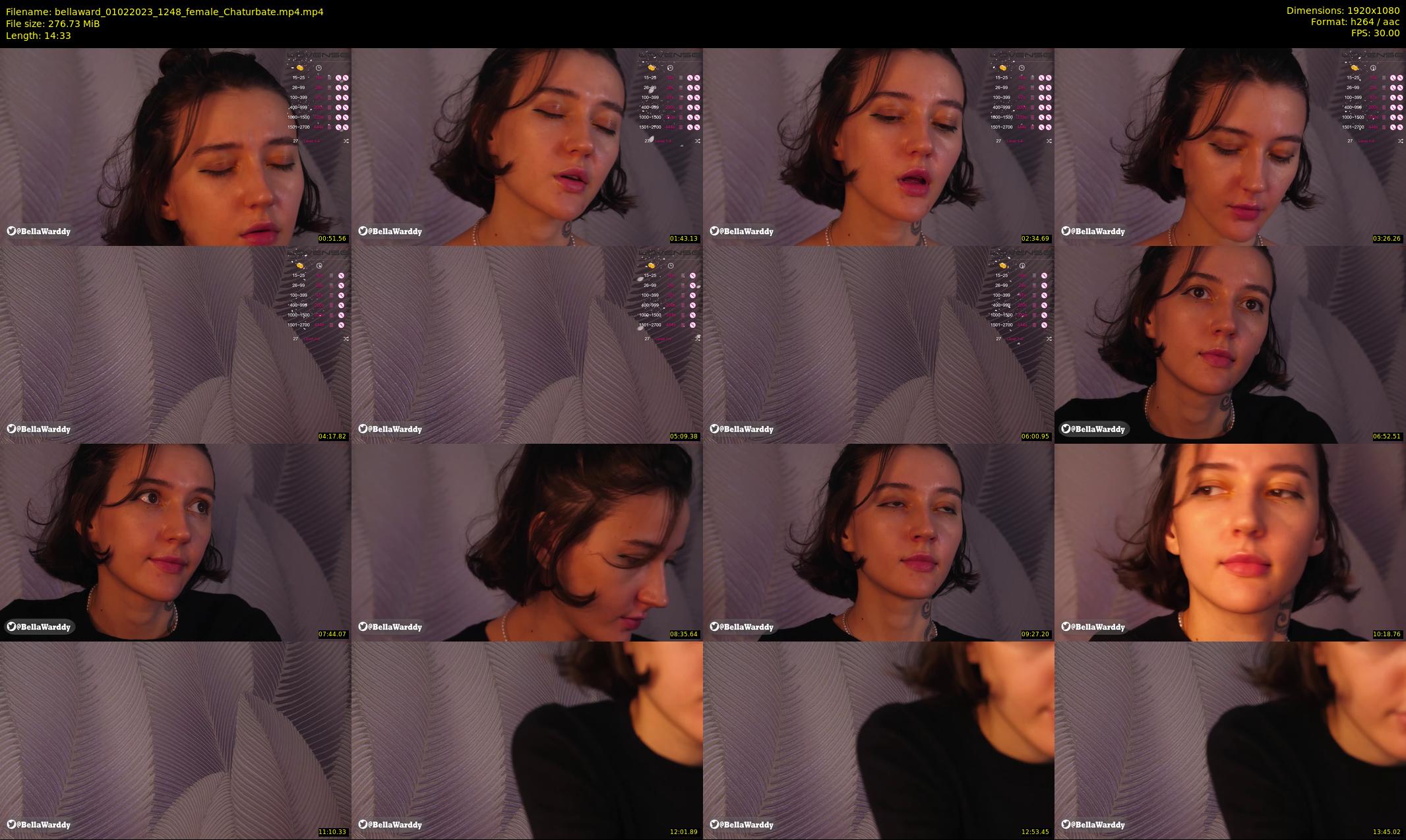 bellaward — 15 minute Chaturbate female cam show recording, 1080p, Feb 1, 2023