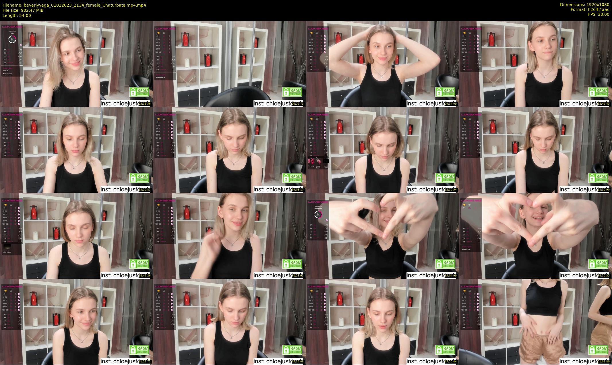 beverlyvega — 54 minute Chaturbate couple cam show recording, 1080p, Feb 1, 2023