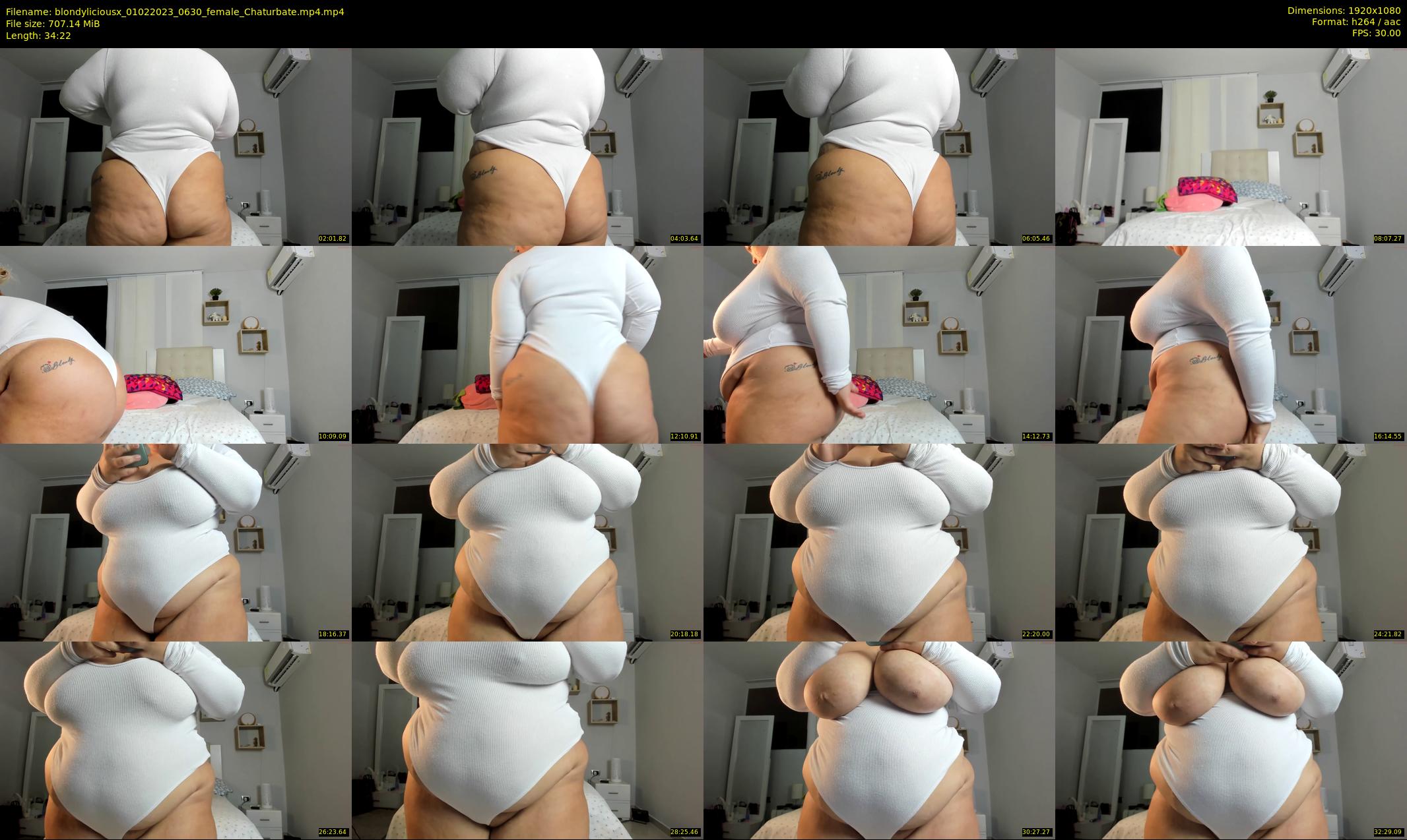 blondyliciousx — 35 minute Chaturbate female cam show recording, 1080p, Feb 1, 2023
