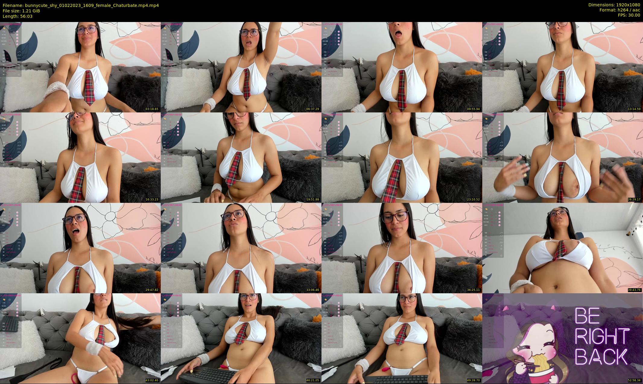 bunnycute_shy — 57 minute Chaturbate female cam show recording, 1080p, Feb 1, 2023