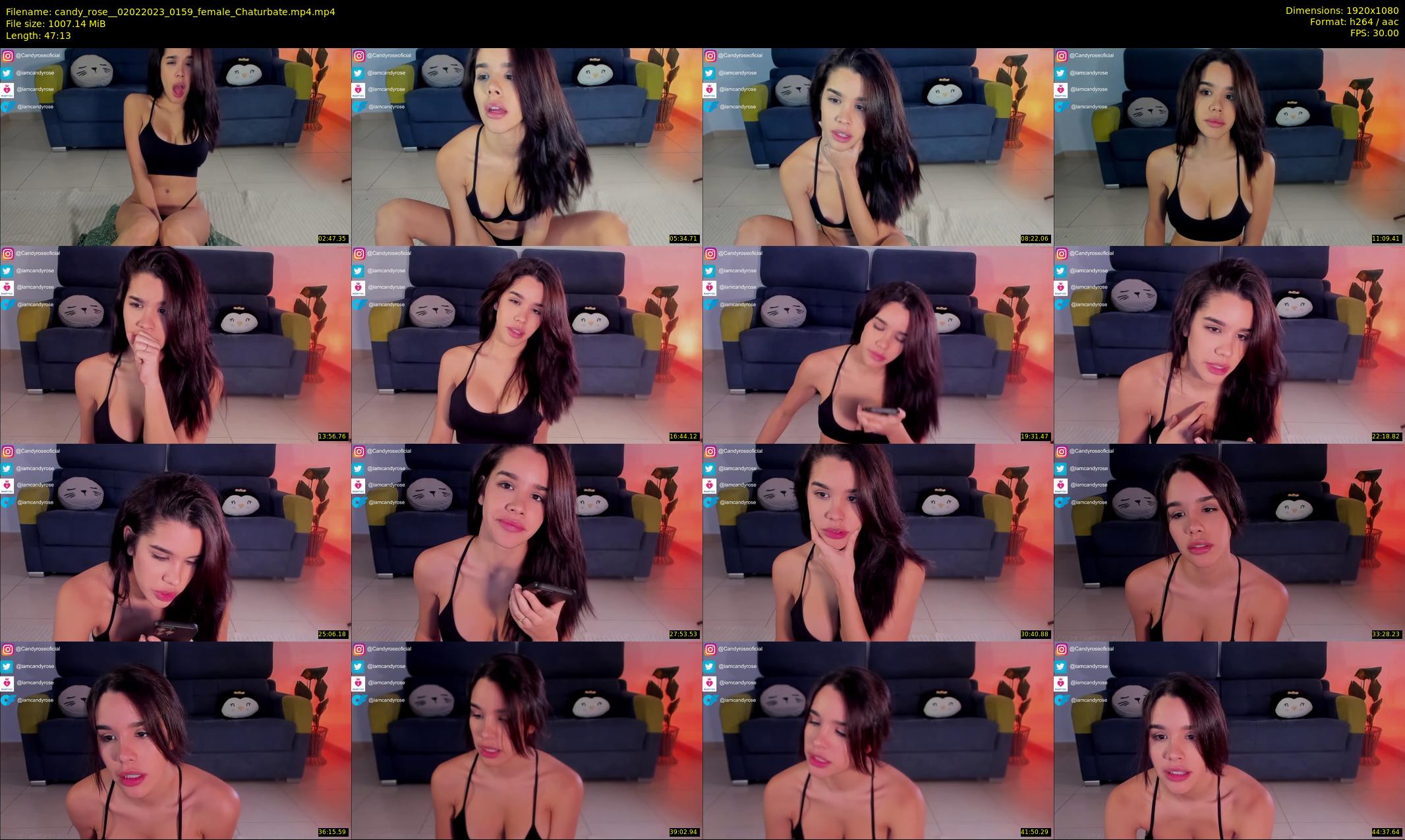 candy_rose_ — 48 minute Chaturbate female cam show recording, 1080p, Feb 2, 2023