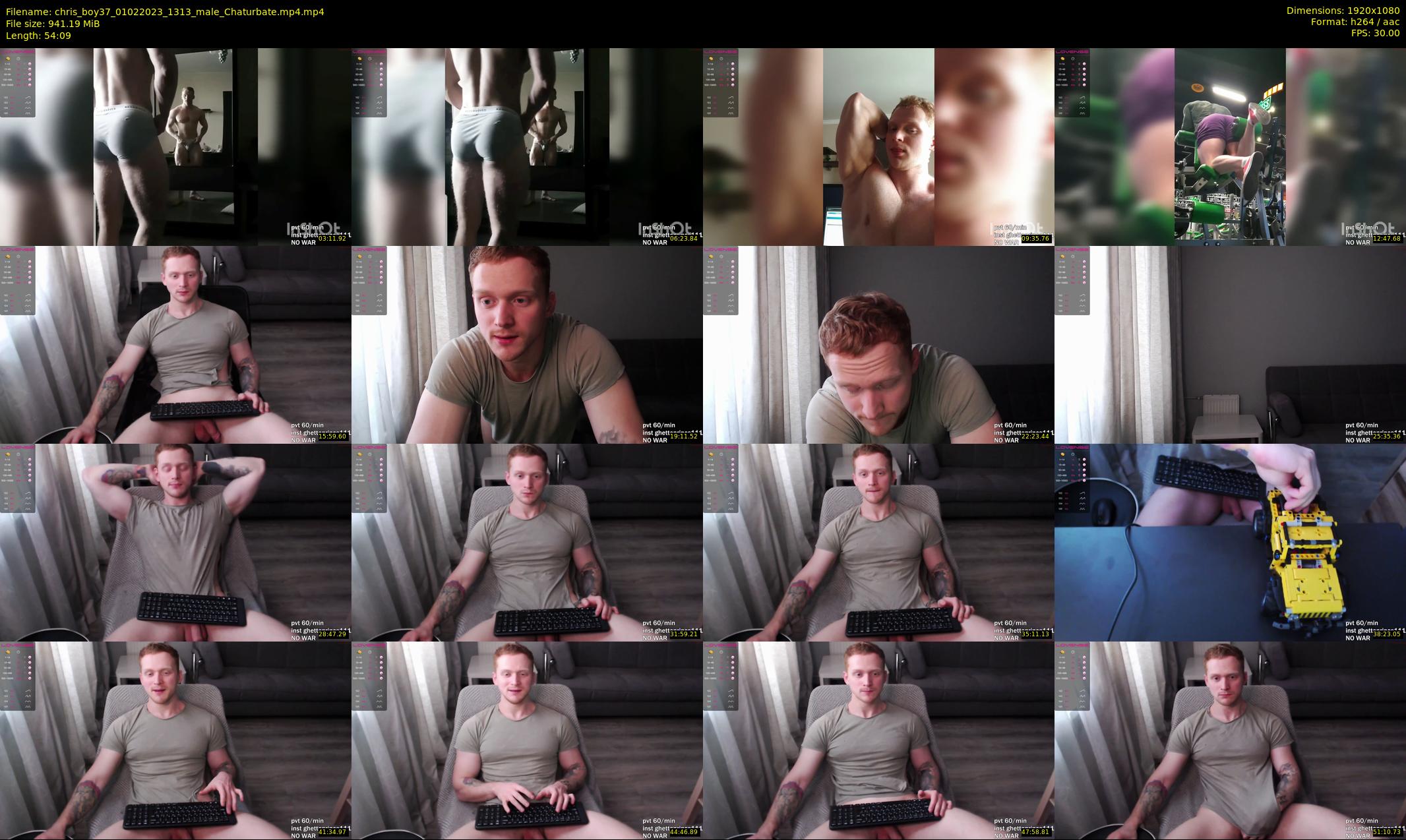 chris_boy37 — 55 minute Chaturbate male cam show recording, 1080p, Feb 1, 2023