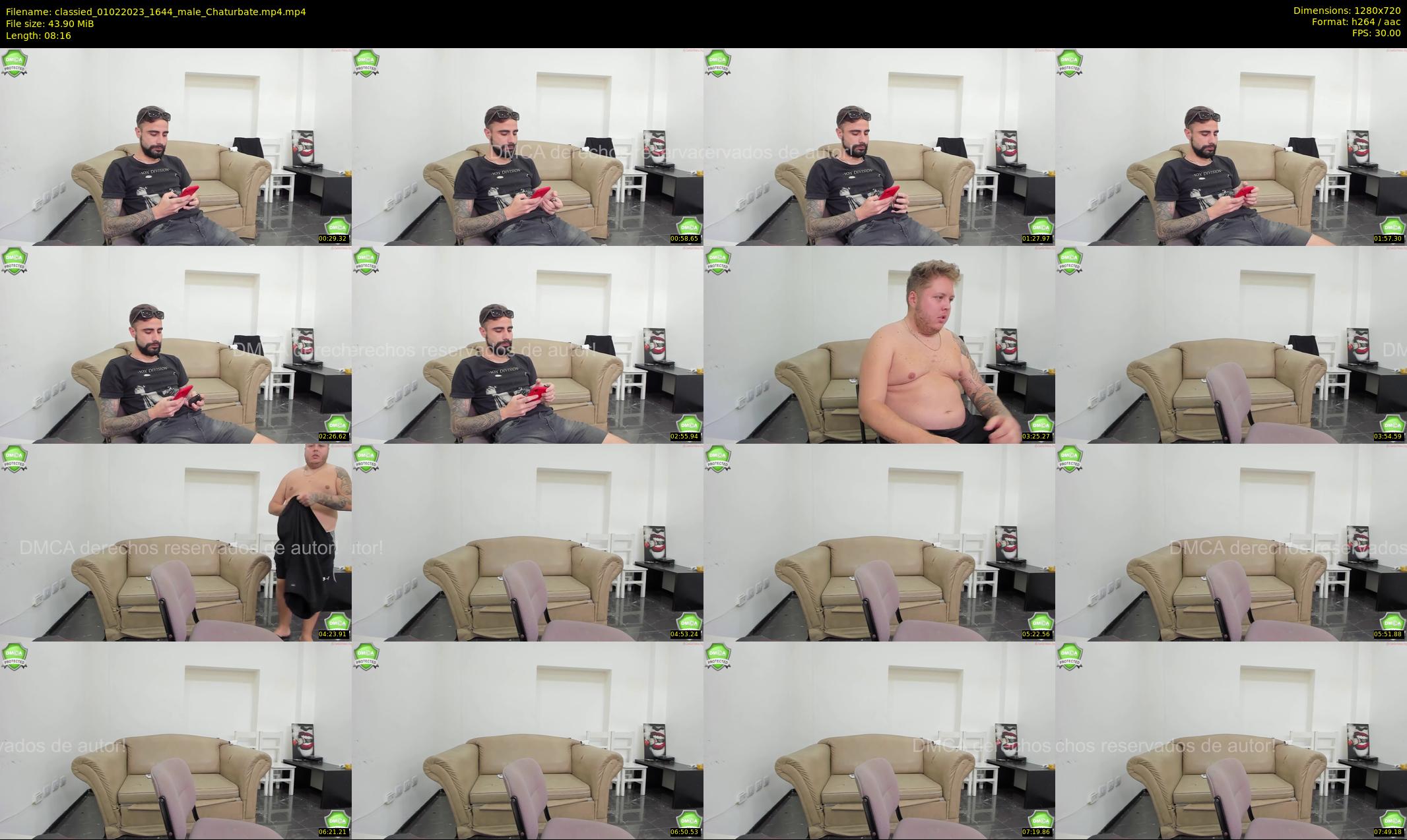 classied — 9 minute Chaturbate male cam show recording, 720p, Feb 1, 2023