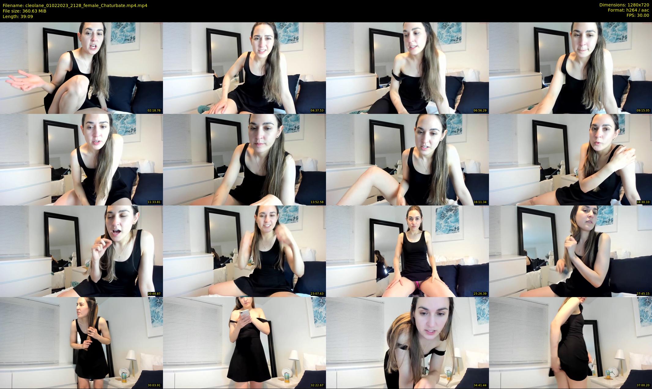 cleolane — 40 minute Chaturbate female cam show recording, 720p, Feb 1, 2023