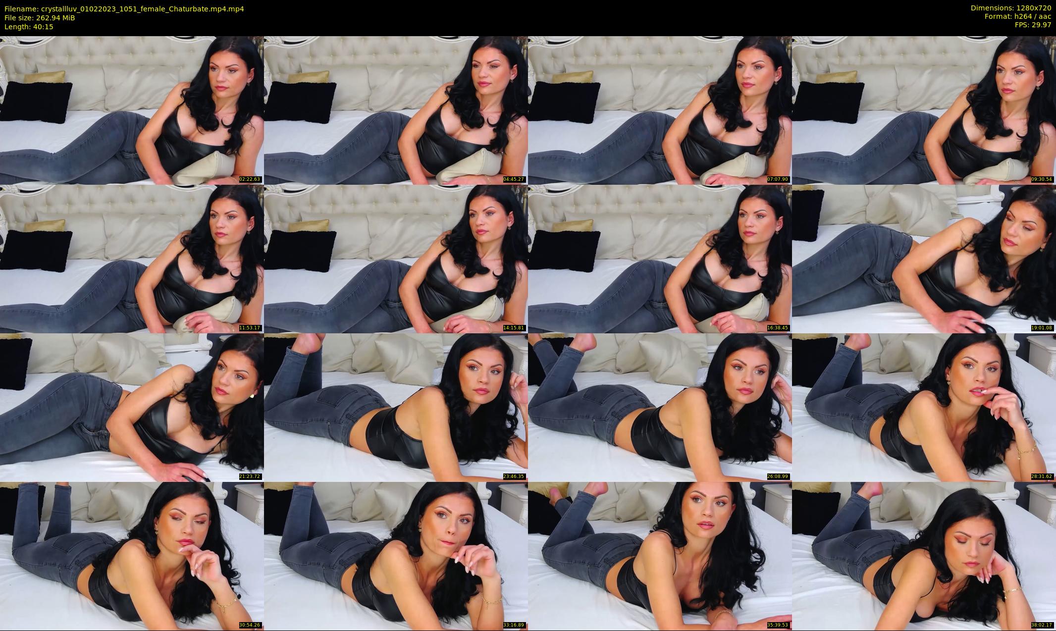 crystallluv — 41 minute Chaturbate female cam show recording, 720p, Feb 1, 2023