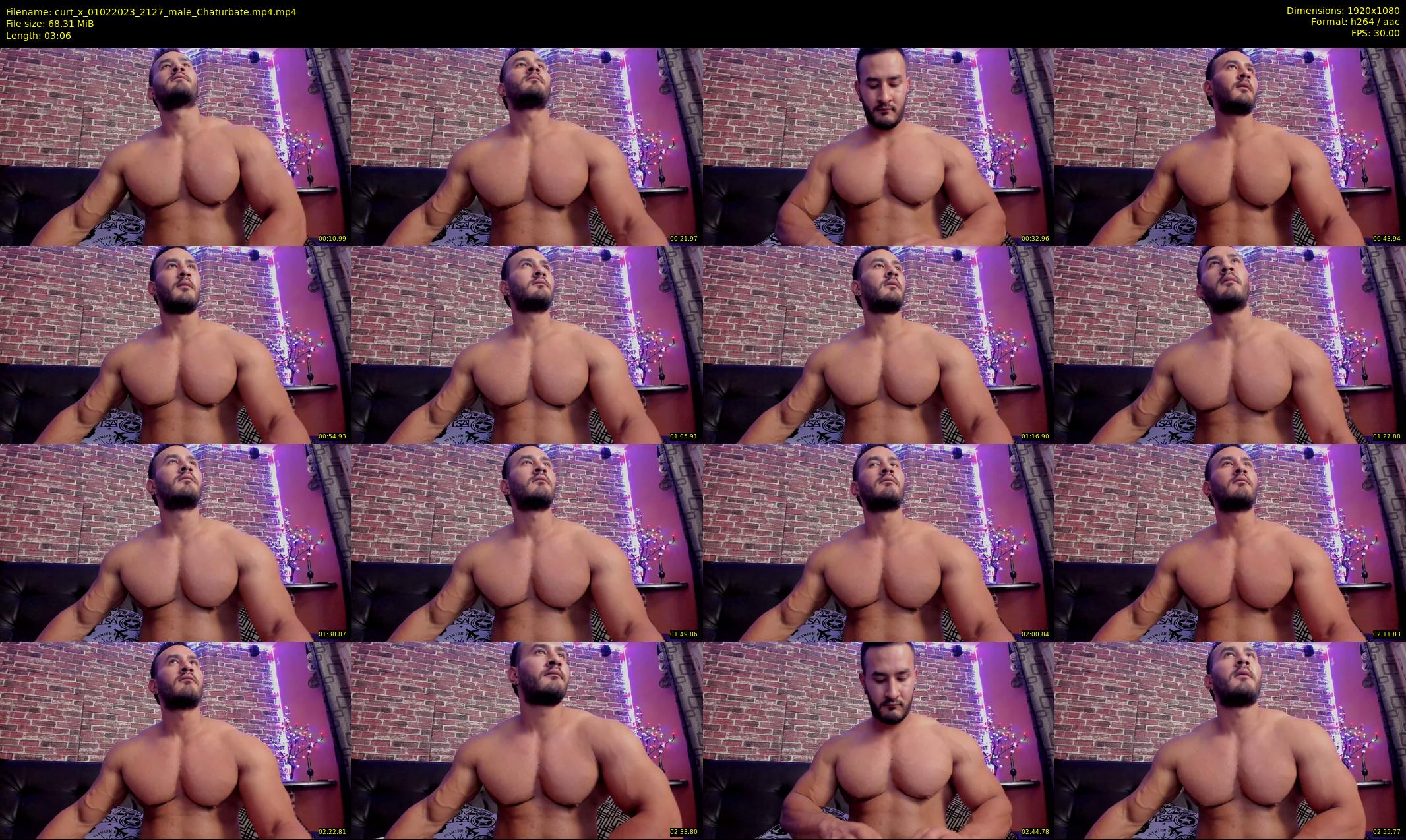 curt_x — 4 minute Chaturbate male cam show recording, 1080p, Feb 1, 2023