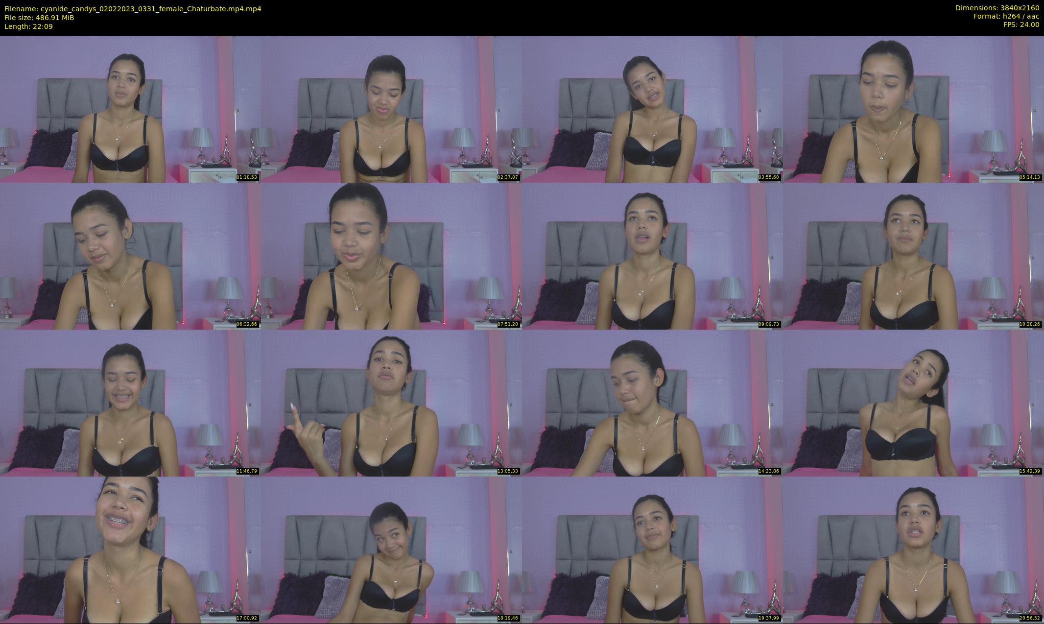 cyanide_candys — 23 minute Chaturbate female cam show recording, 4K, Feb 2, 2023