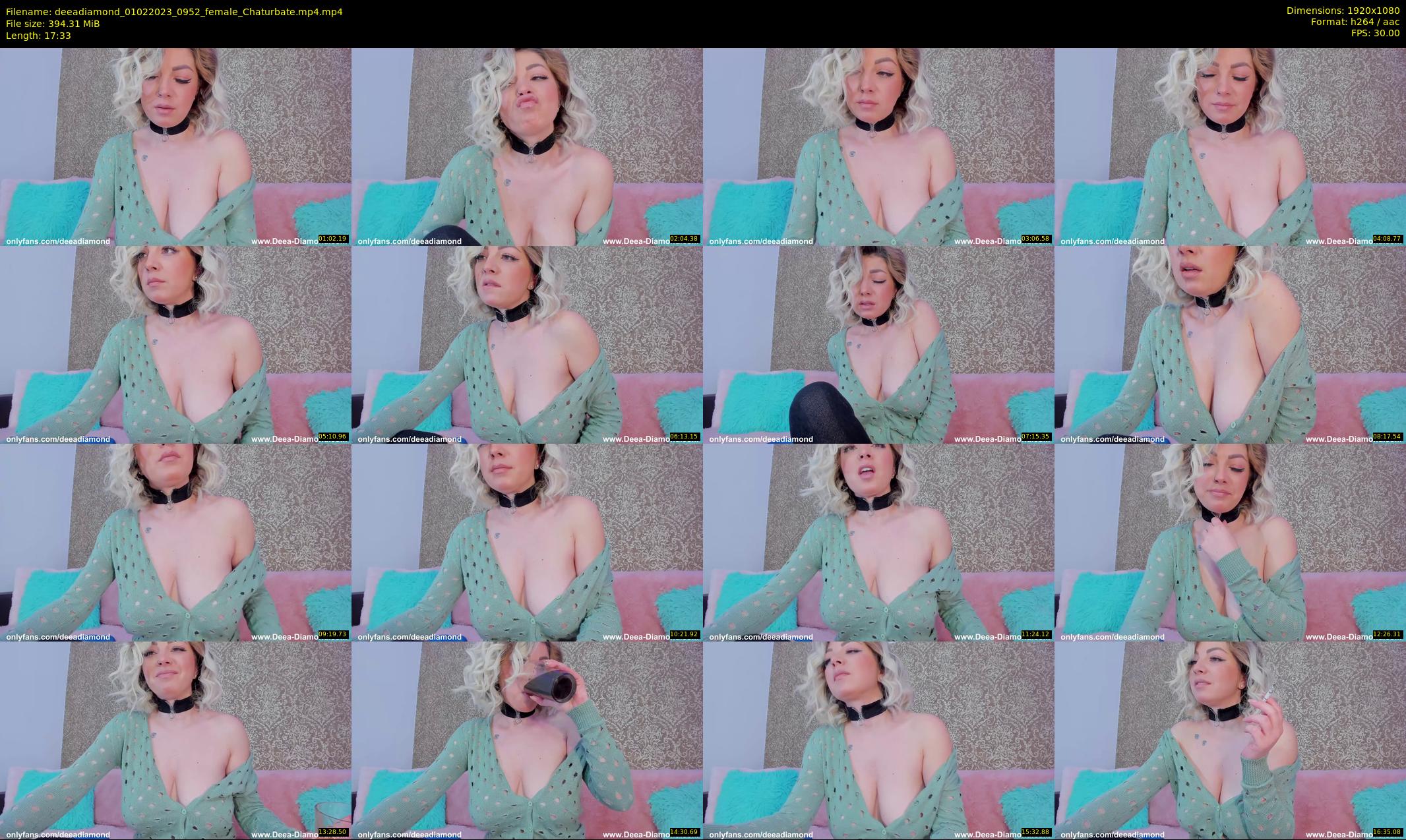 deeadiamond — 18 minute Chaturbate female cam show recording, 1080p, Feb 1, 2023