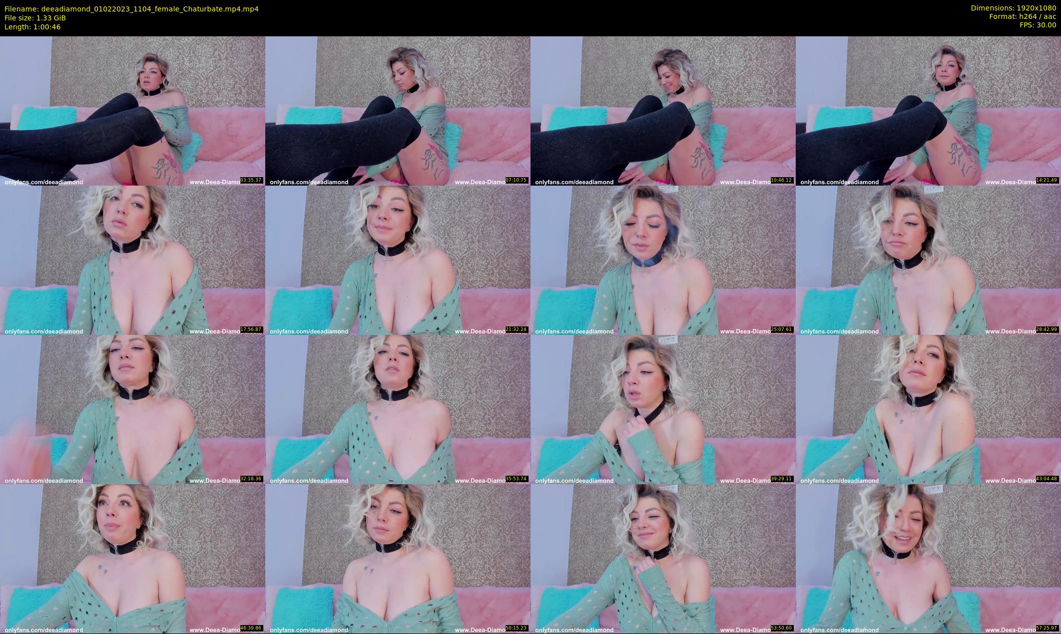 deeadiamond — 61 minute Chaturbate female cam show recording, 1080p, Feb 1, 2023