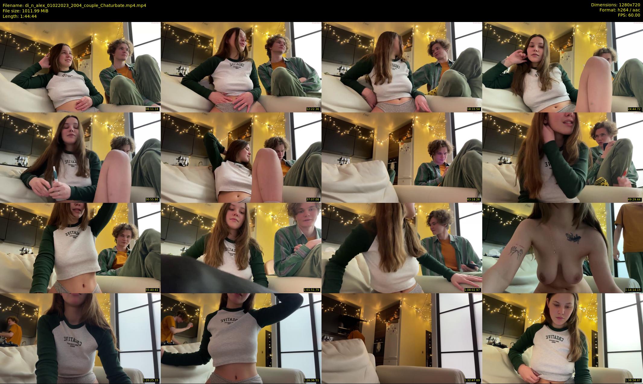 di_n_alex — 105 minute Chaturbate couple cam show recording, 720p, Feb 1, 2023