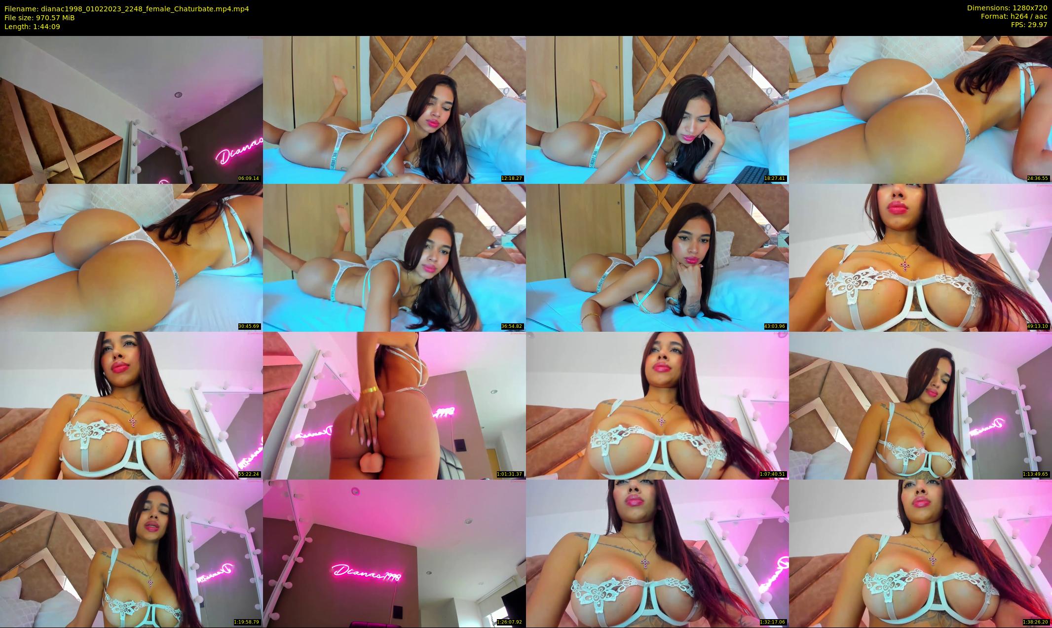 dianac1998 — 105 minute Chaturbate female cam show recording, 720p, Feb 1, 2023
