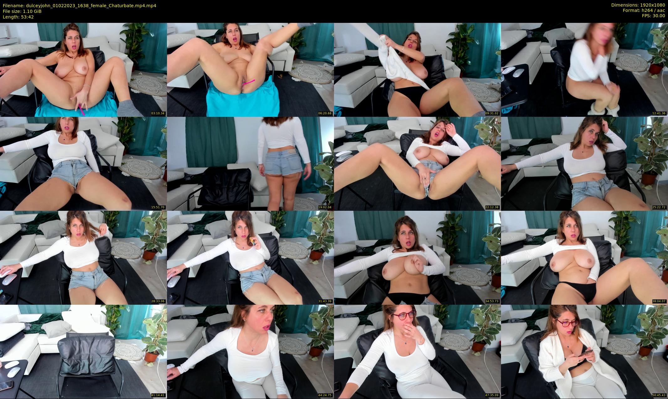dulceyjohn — 54 minute Chaturbate female cam show recording, 1080p, Feb 1, 2023